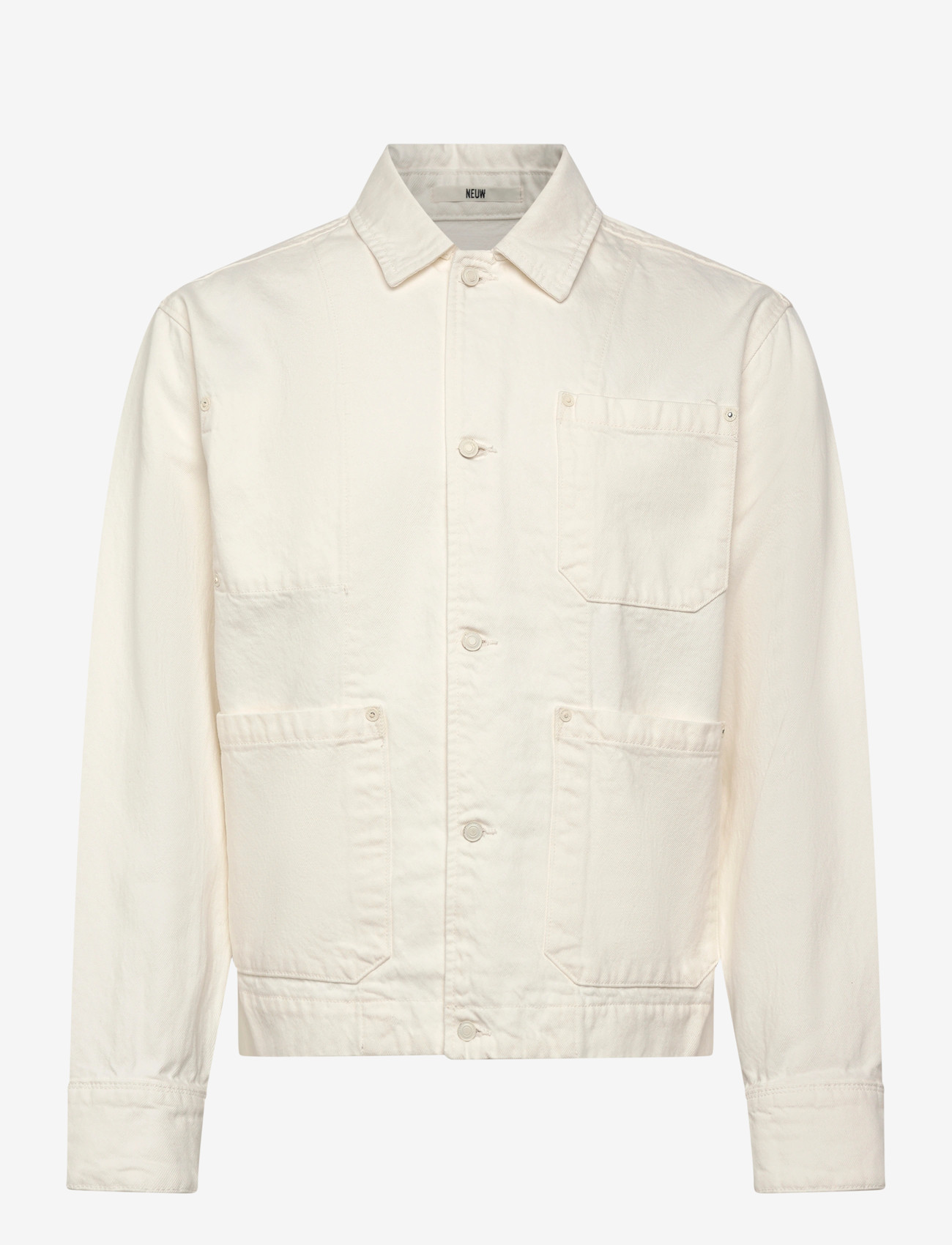 NEUW - W'WEAR COAT CHALKCHALK - uforede denimjakker - white - 1