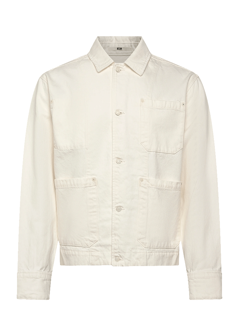 NEUW - W'WEAR COAT CHALKCHALK - uforede denimjakker - white - 1