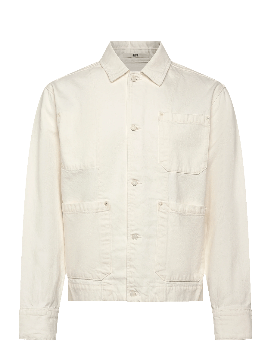 NEUW - W'WEAR COAT CHALKCHALK - ofodrade jeansjackor - white - 1
