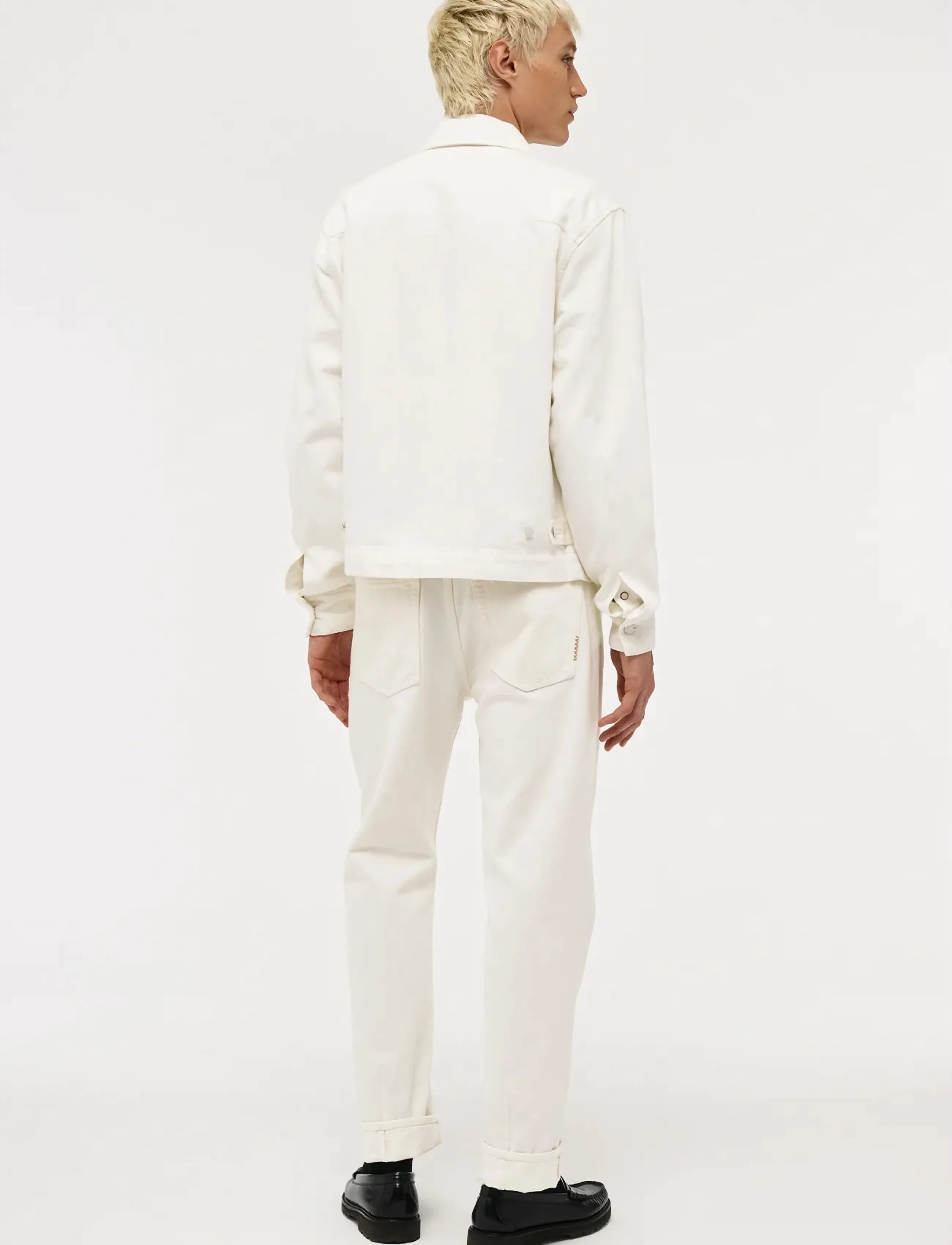 NEUW - W'WEAR COAT CHALKCHALK - ofodrade jeansjackor - white - 4