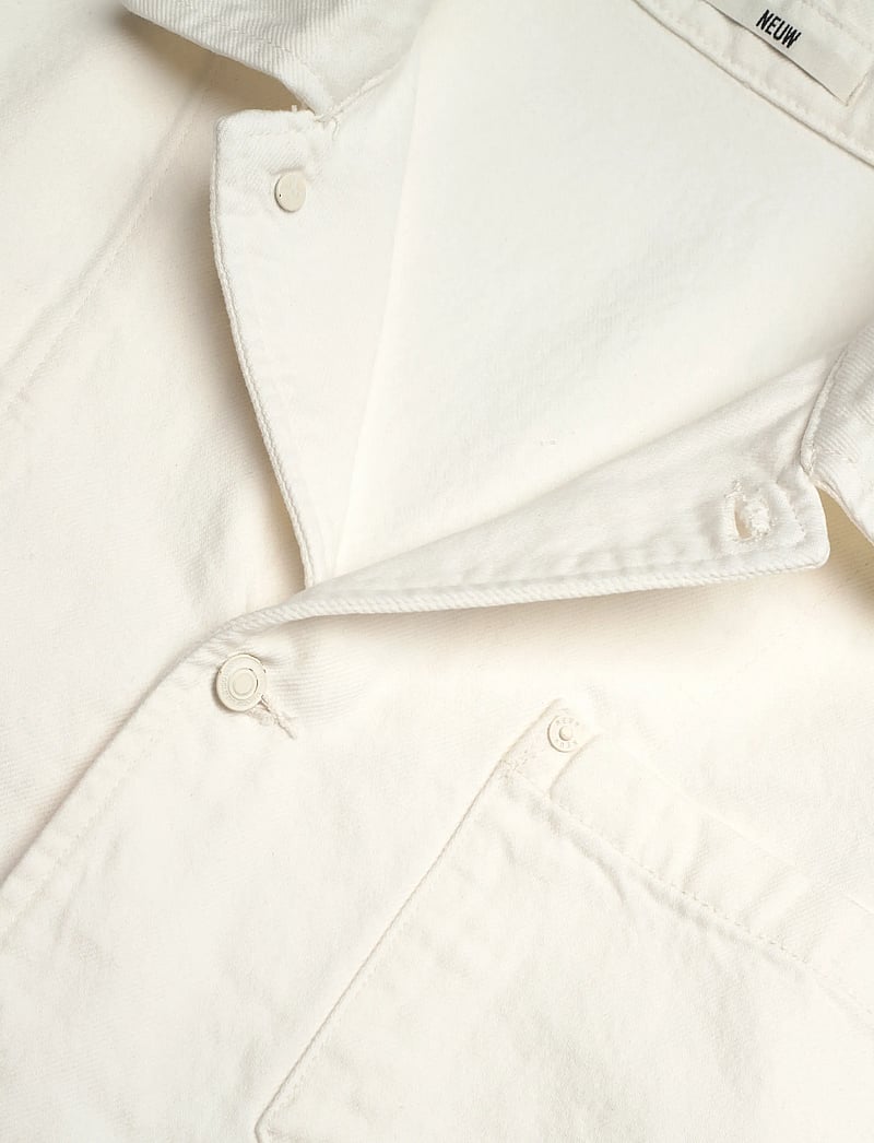 NEUW - W'WEAR COAT CHALKCHALK - uforede denimjakker - white - 5