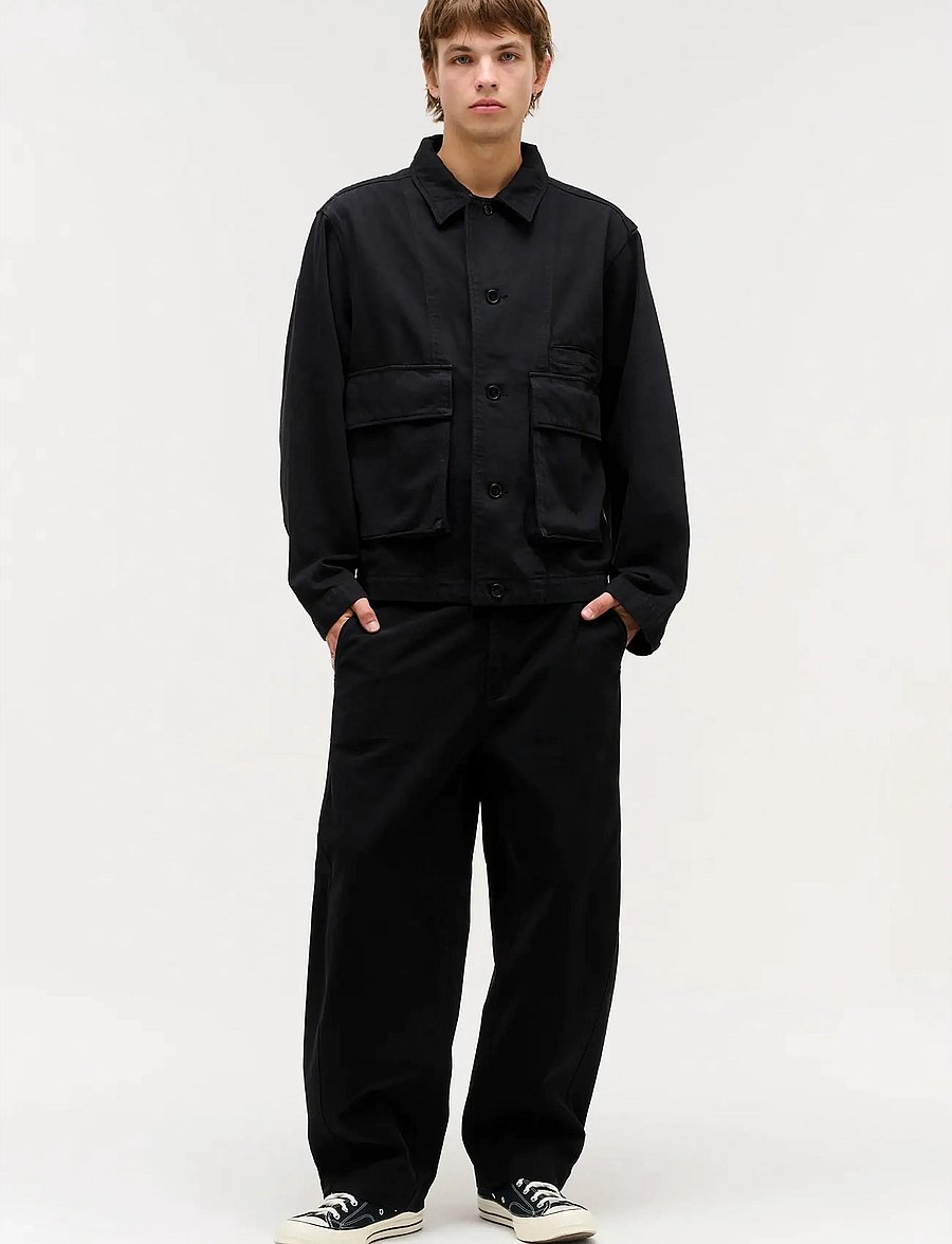 NEUW - CHORE JACKET NEROBLACK - forede denimjakker - black - 0