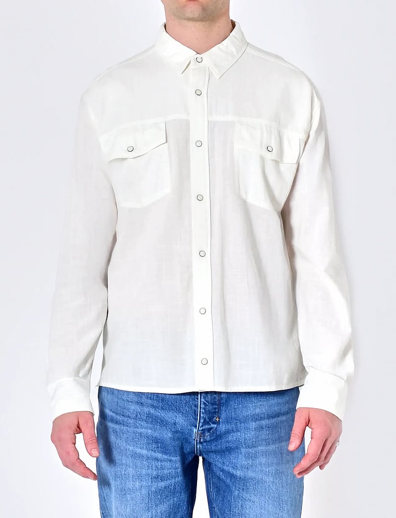 NEUW - COTTON OVERSHIRTWHITE - overshirts - white - 0
