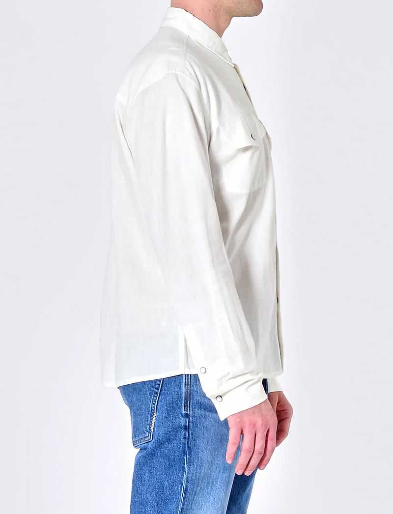 NEUW - COTTON OVERSHIRTWHITE - overshirts - white - 3