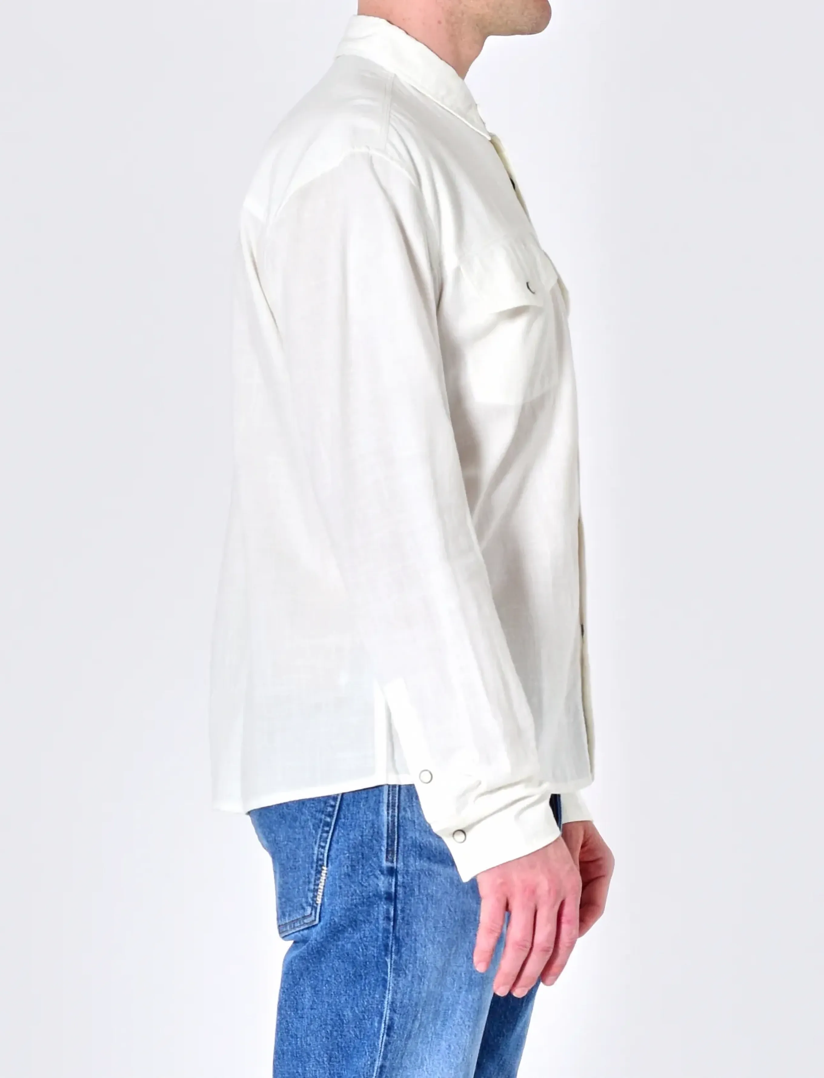 NEUW - COTTON OVERSHIRTWHITE - mænd - white - 3