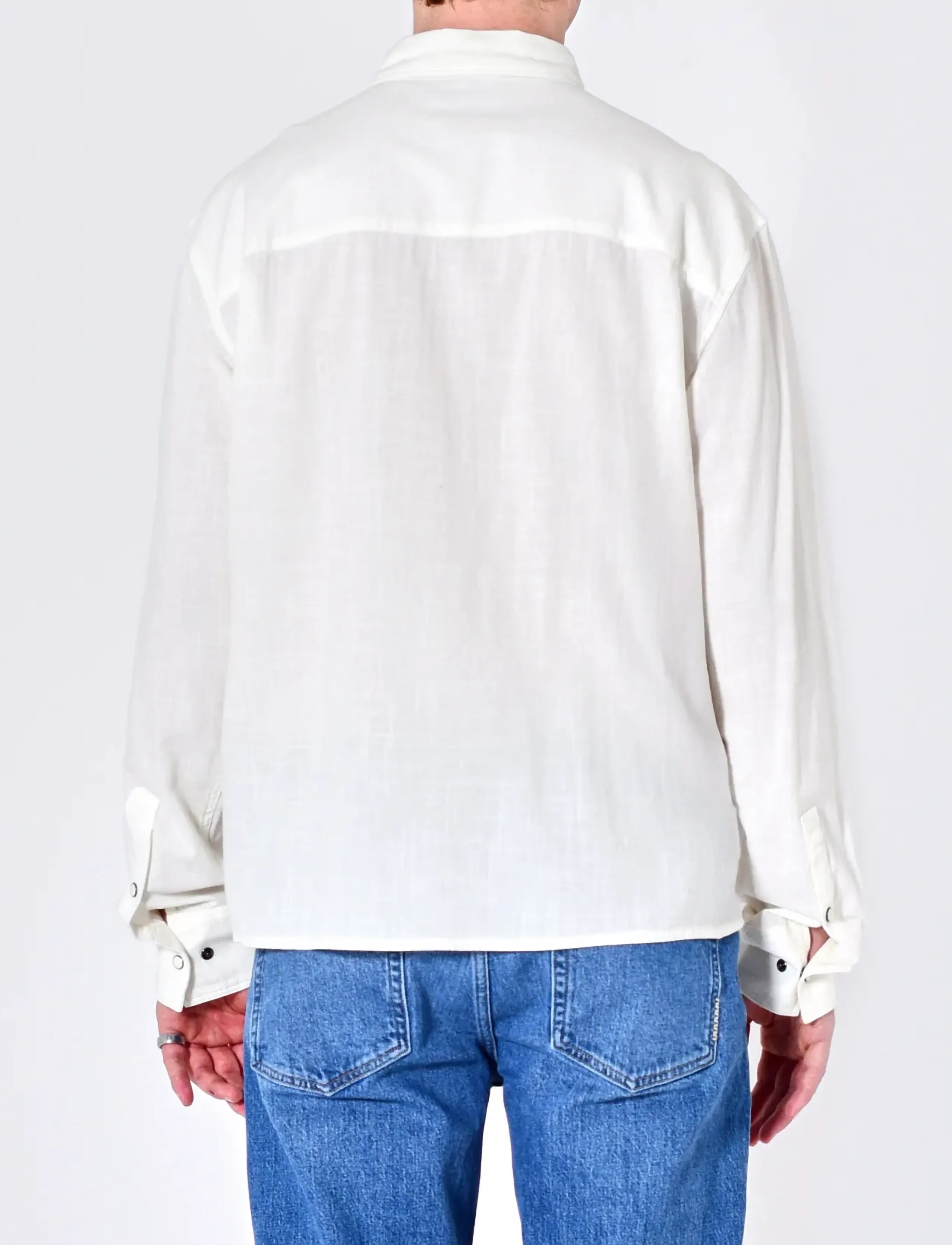 NEUW - COTTON OVERSHIRTWHITE - mænd - white - 4