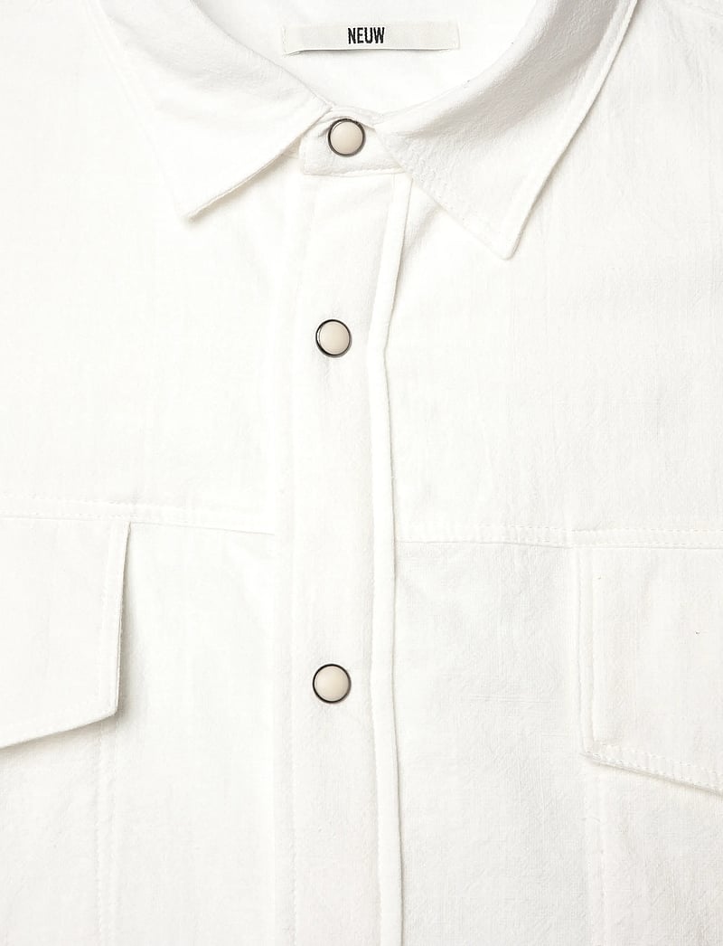 NEUW - COTTON OVERSHIRTWHITE - overshirts - white - 5