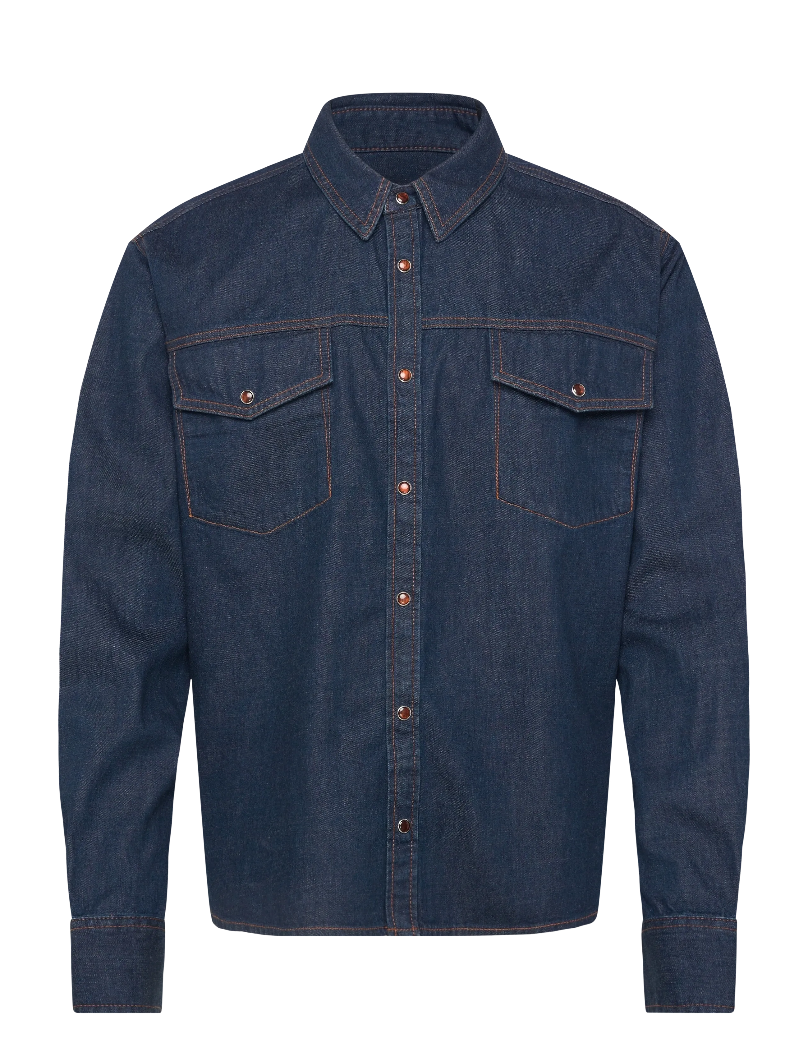 NEUW DENIM OVERSHIRTINDIGO - Kauluspaidat - BLUE / navy
