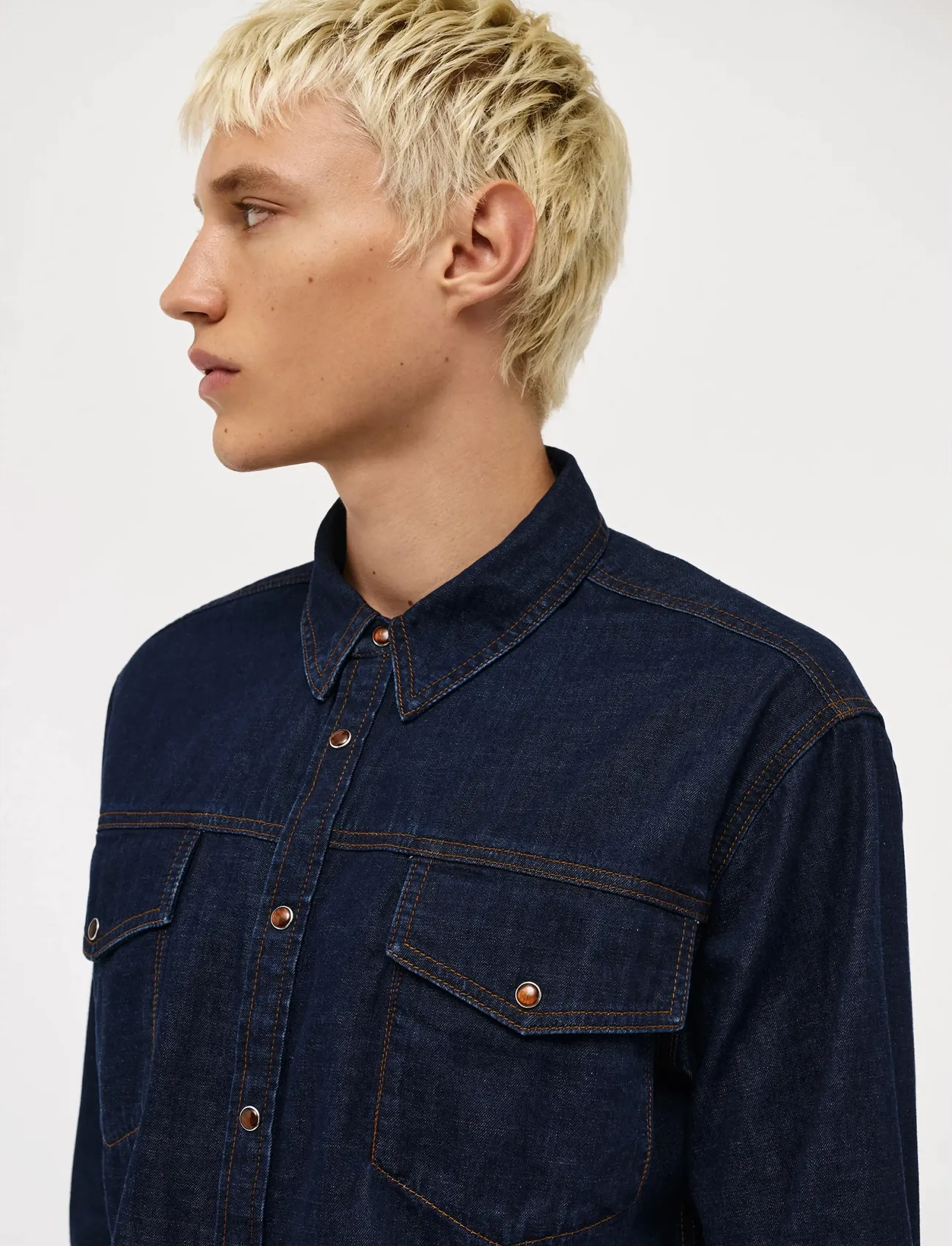 NEUW - DENIM OVERSHIRTINDIGO - syntymäpäivälahjat - blue - 3