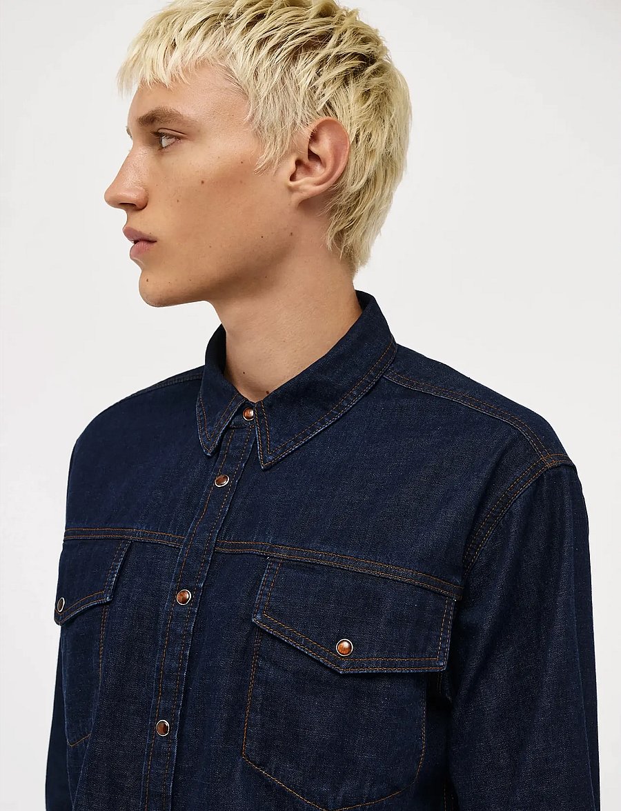 NEUW - DENIM OVERSHIRTINDIGO - denim shirts - blue - 3