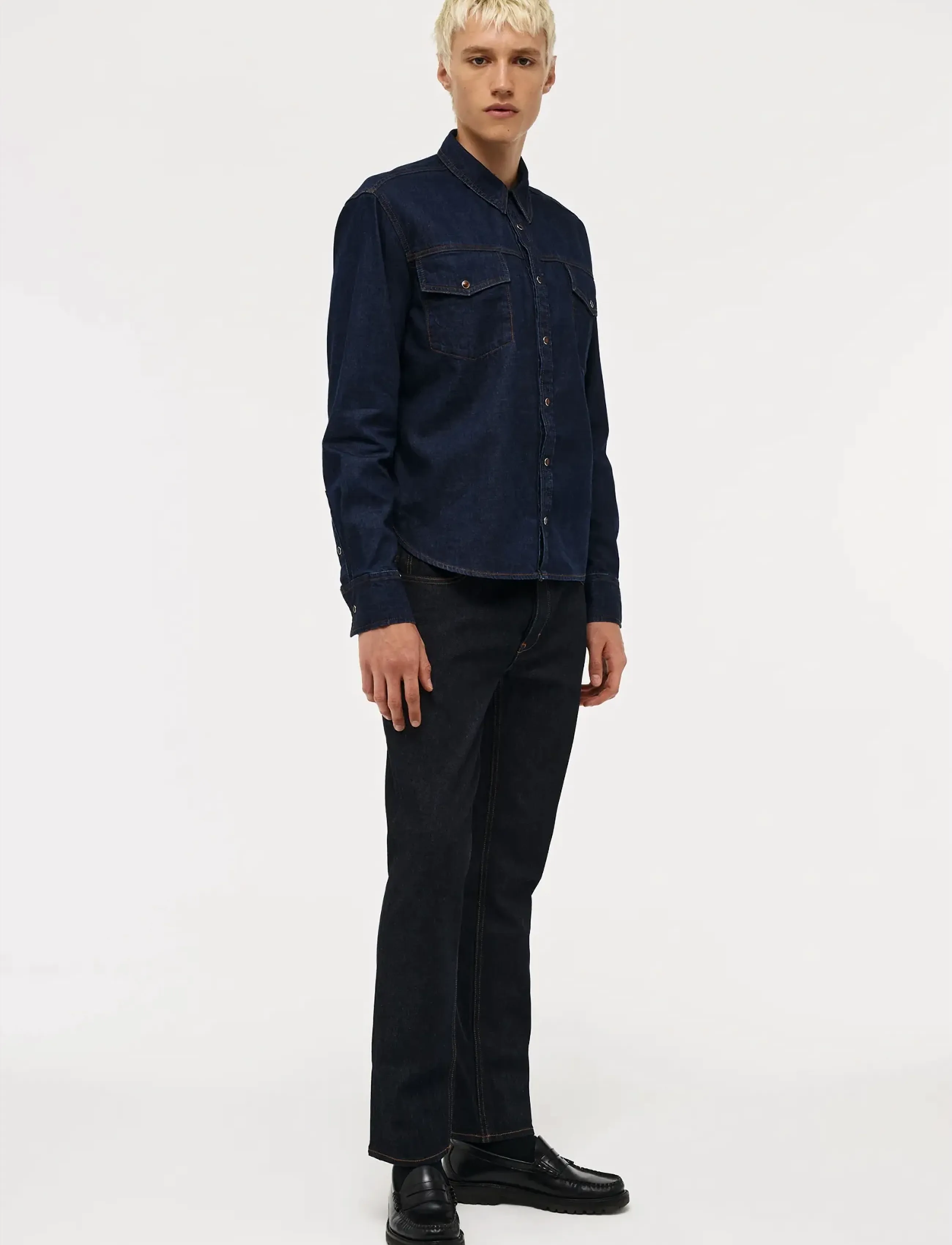 NEUW - DENIM OVERSHIRTINDIGO - syntymäpäivälahjat - blue - 4