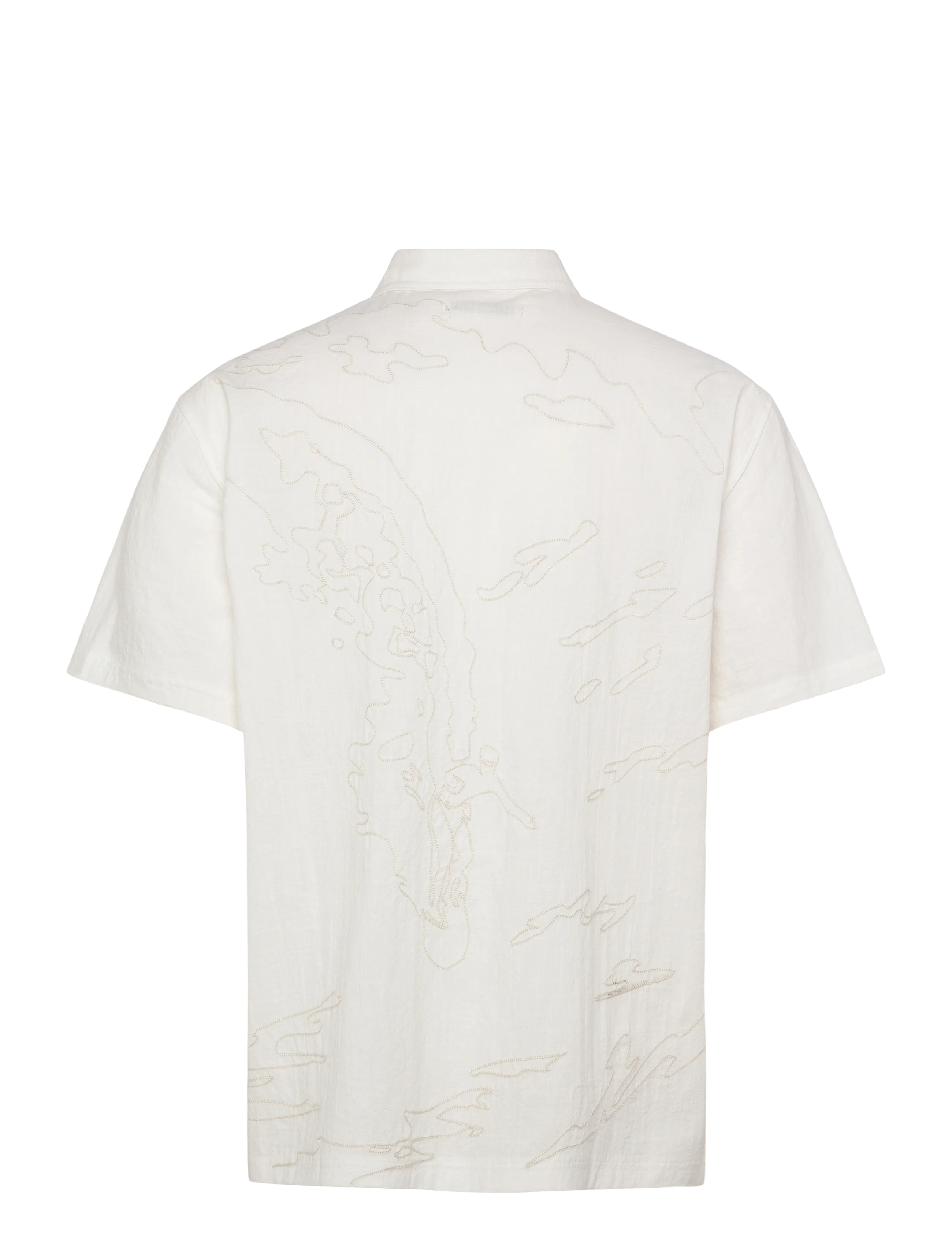 NEUW - THRACE EMBROIDERED SS SHIRTWHITE - marškiniai trumpomis rankovėmis - white - 2