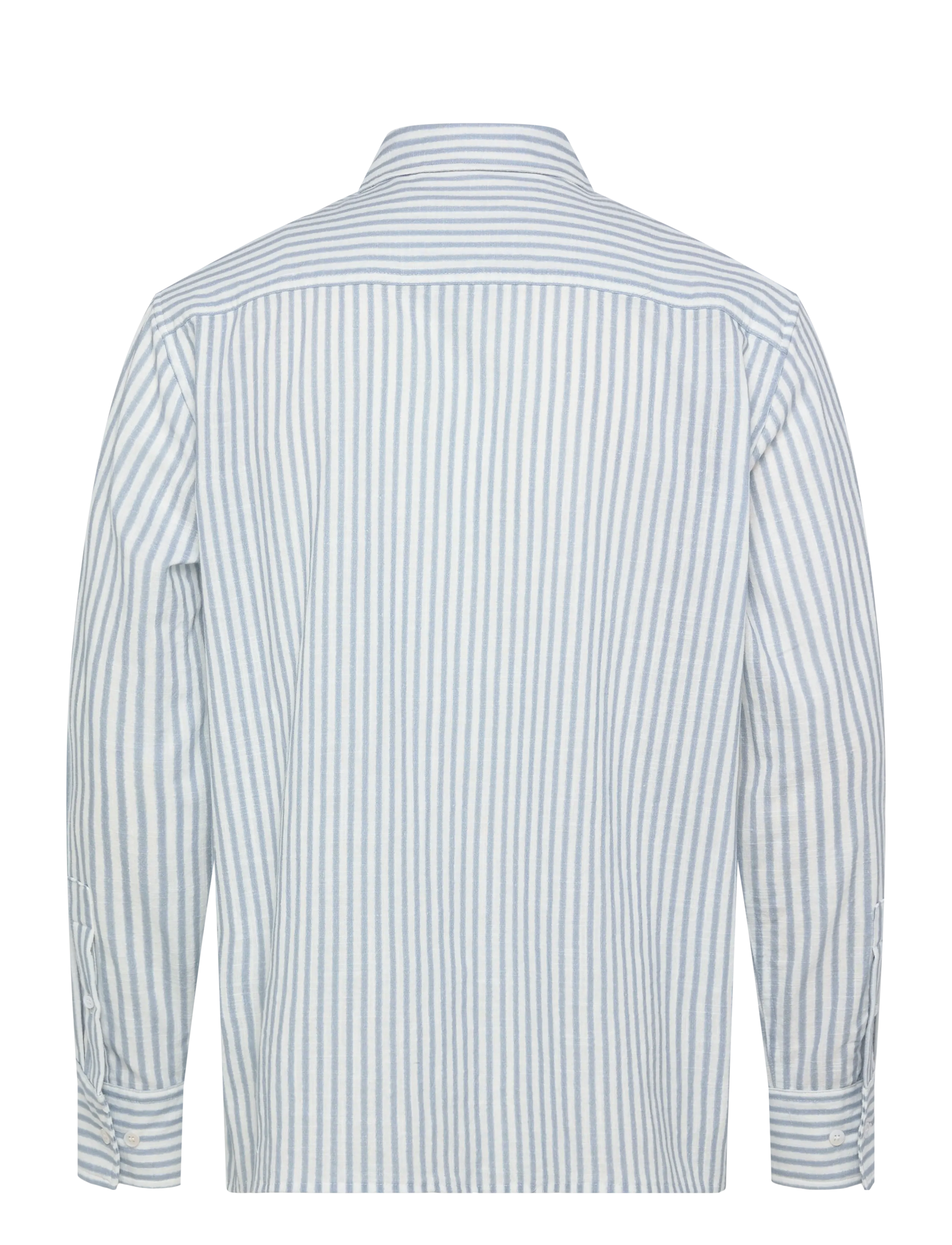 NEUW - BLURRED STRIPE LS SHIRT OXFORD BLUE - gestreifte hemden - blue - 2