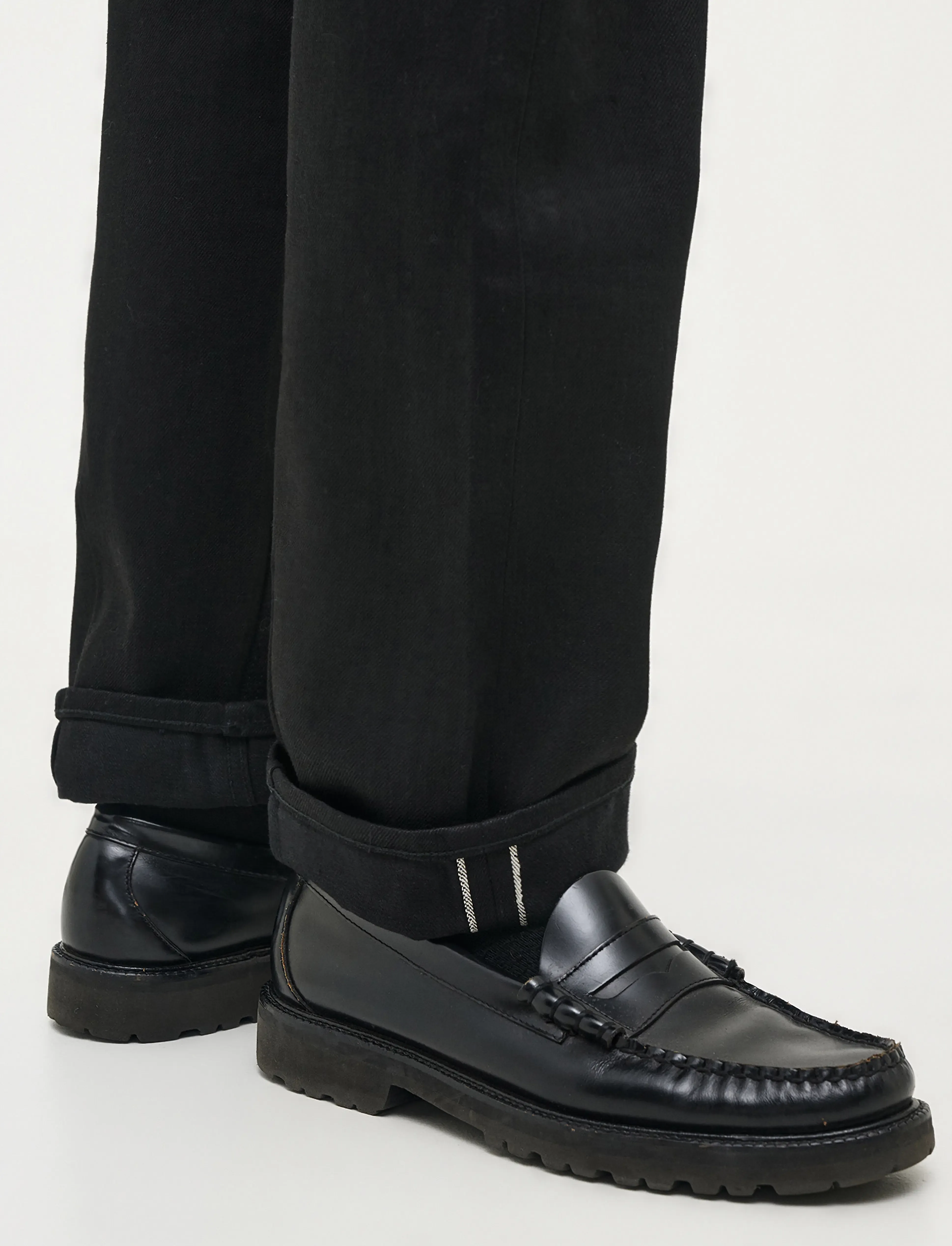 Neuw Liam Relaxed Black Selvedgeselvedge Jet jeans herr – bild 5