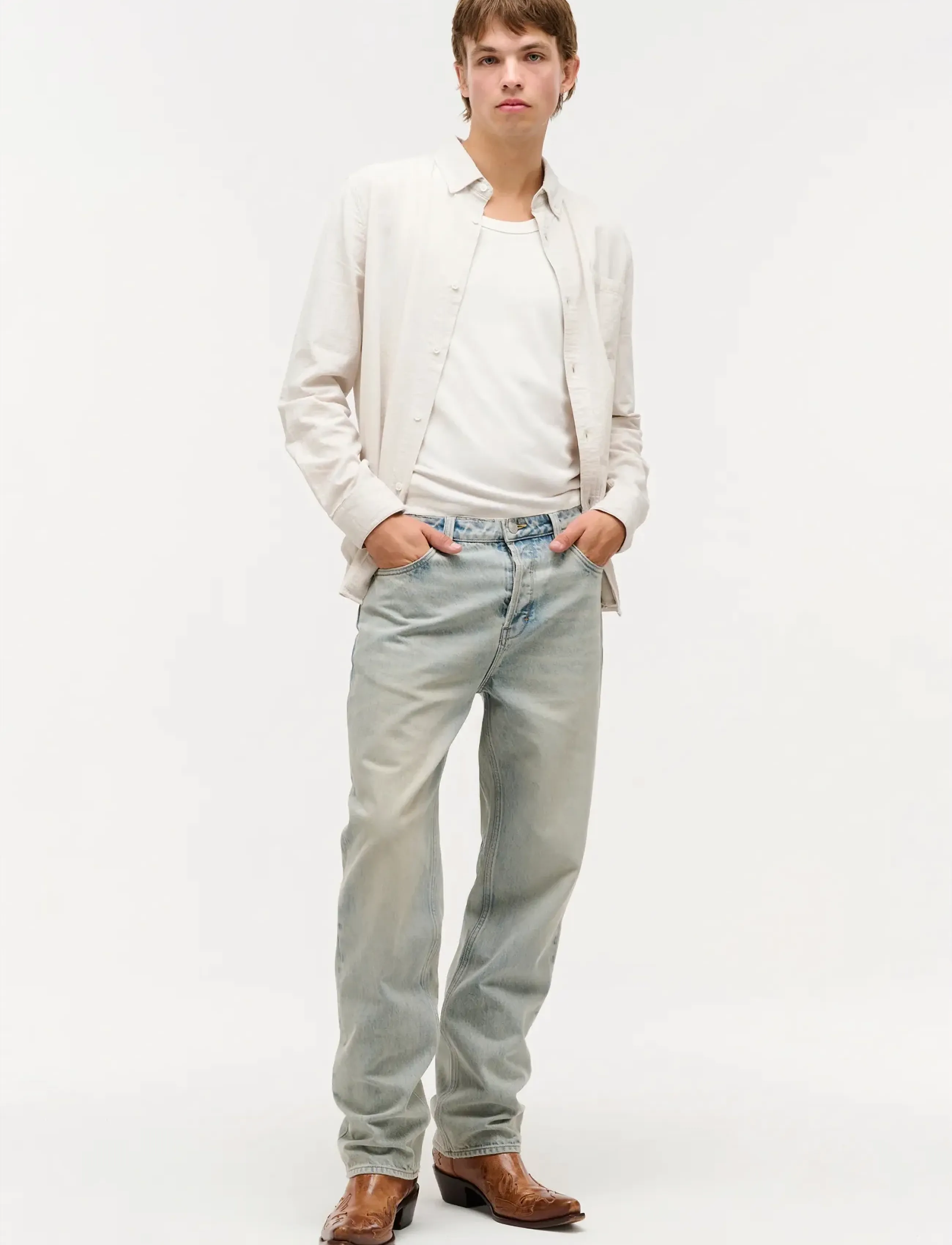 NEUW - LIAM RELAXED ATLASLIGHT VINTAGE INDIGO - loose jeans - blue - 3