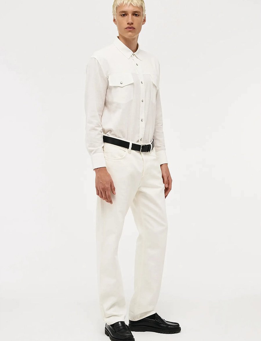 NEUW - LIAM RELAXED CHALK CHALK - loose jeans - beige - 3