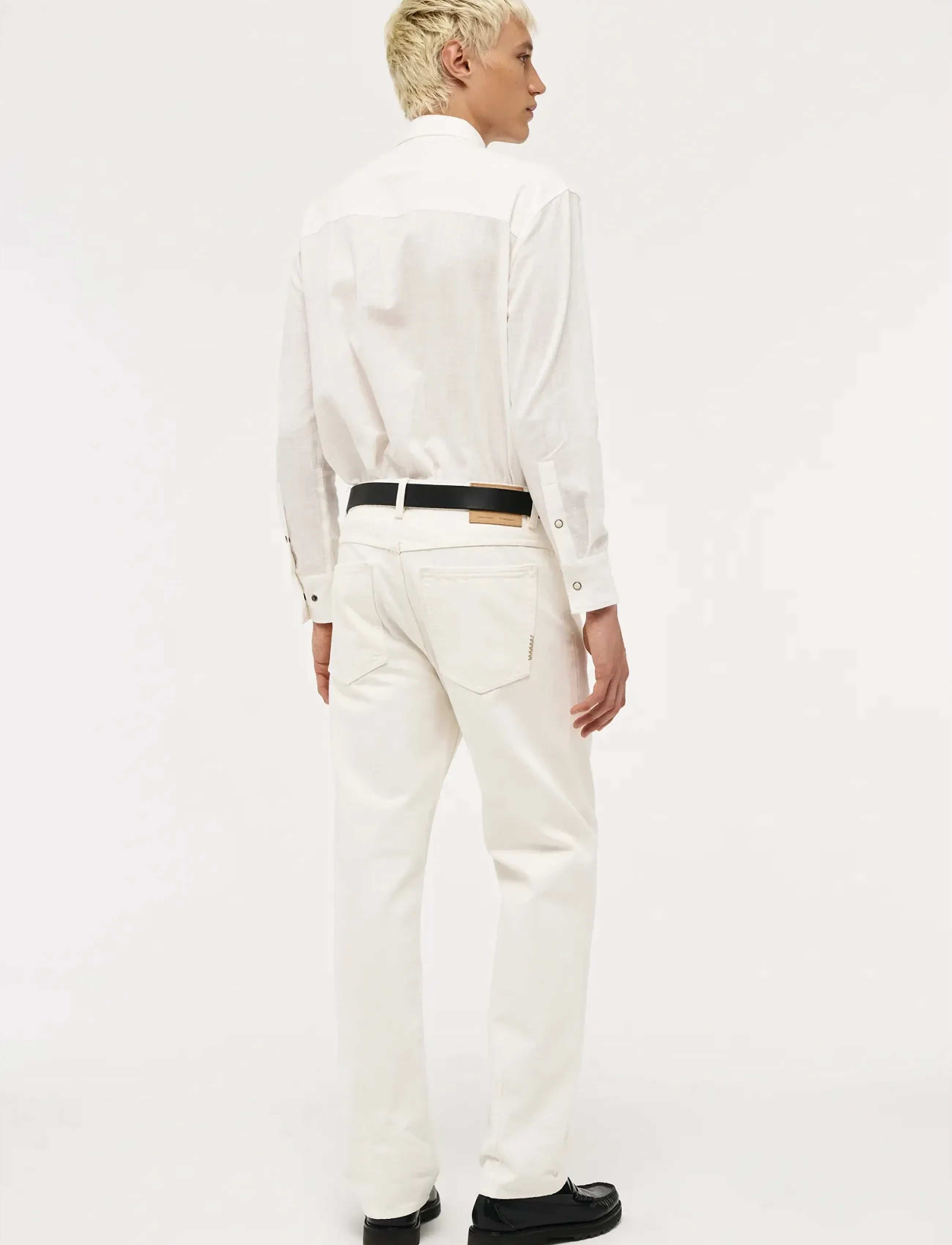 NEUW - LIAM RELAXED CHALK CHALK - loose jeans - beige - 4