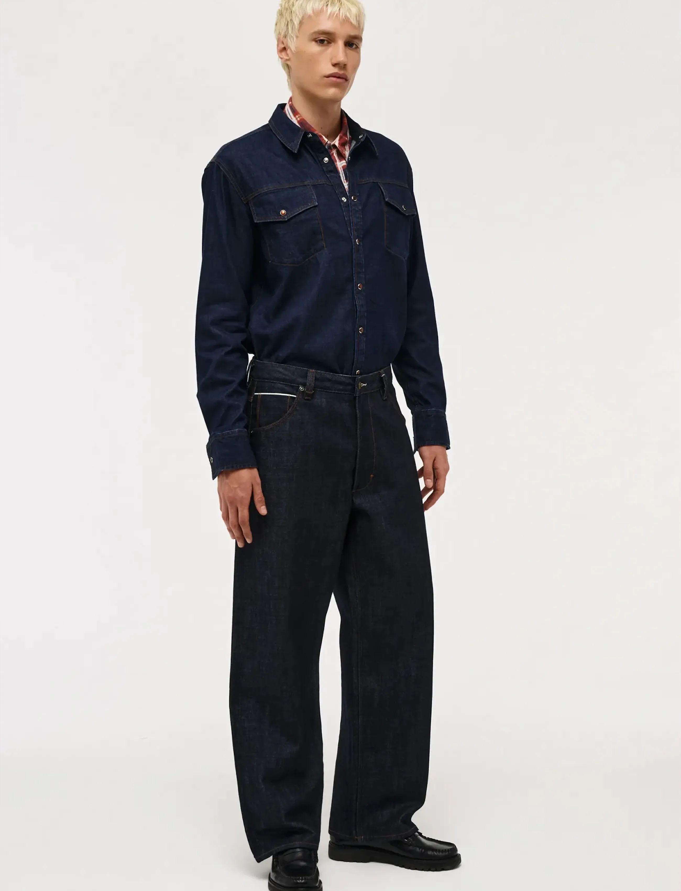 NEUW - AUSTIN BAGGY RAW SELVEDGERAW SELVEDGE - loose jeans - blue - 3