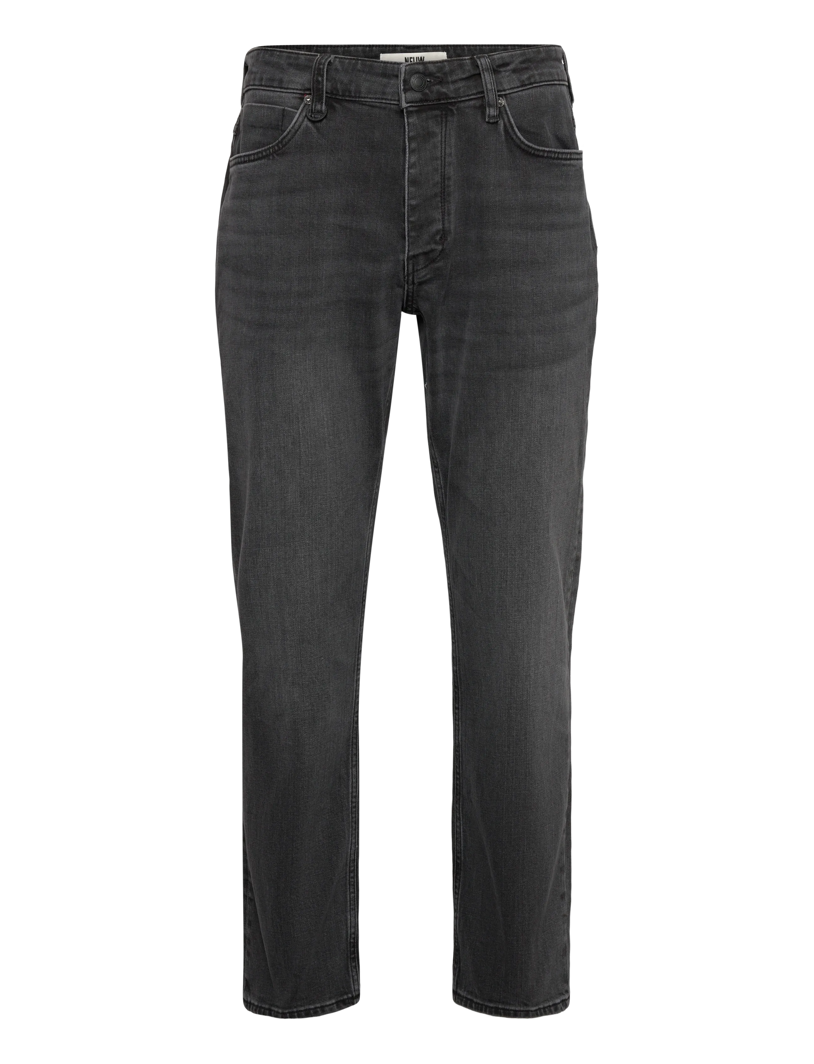 NEUW RAY STRAIGHT ASHWASHED BLACK - Kläder - BLACK / black