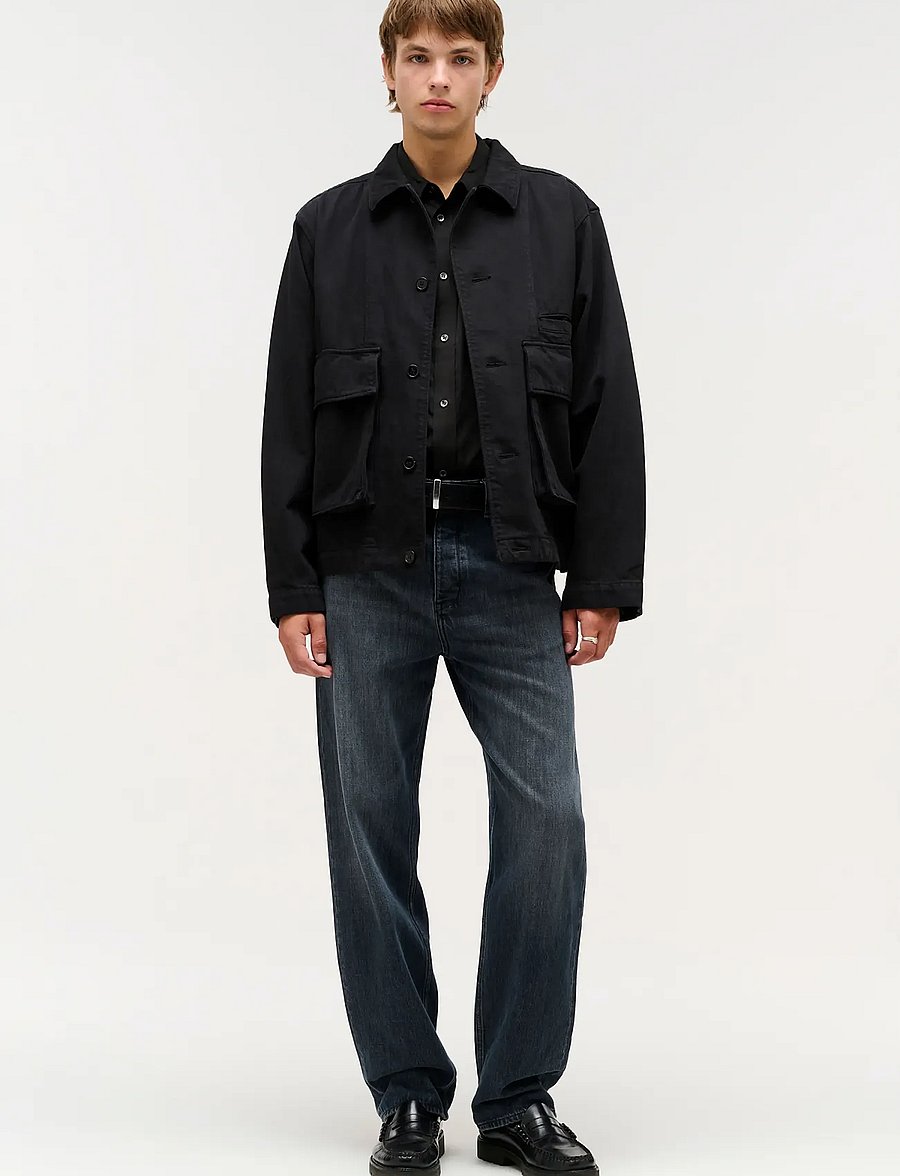 NEUW - LIAM RELAXED WILDE - weite jeans - black - 0