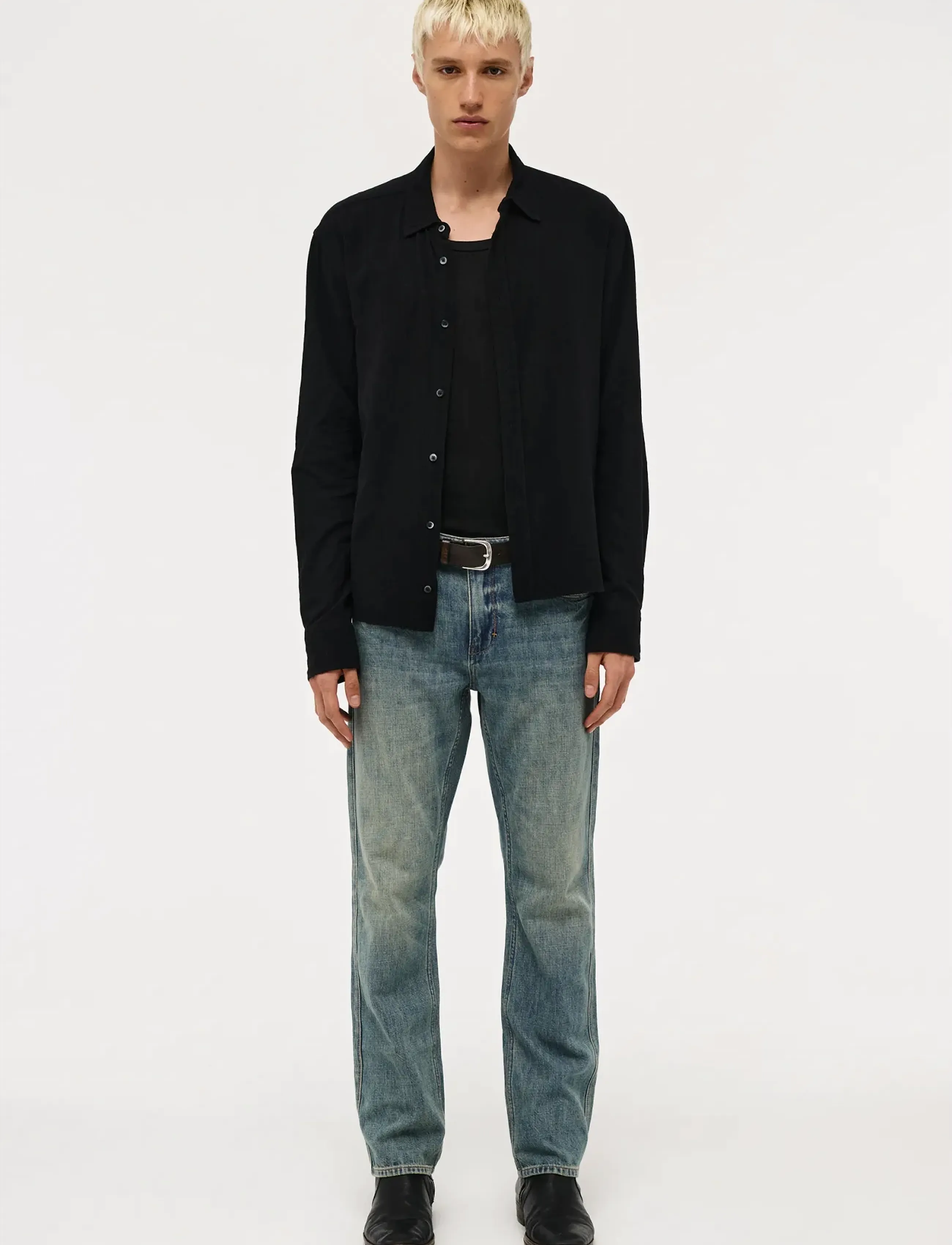 NEUW REBEL STRAIGHT ARCMID VINTAGE INDIGO - Jeans - BLUE / blue