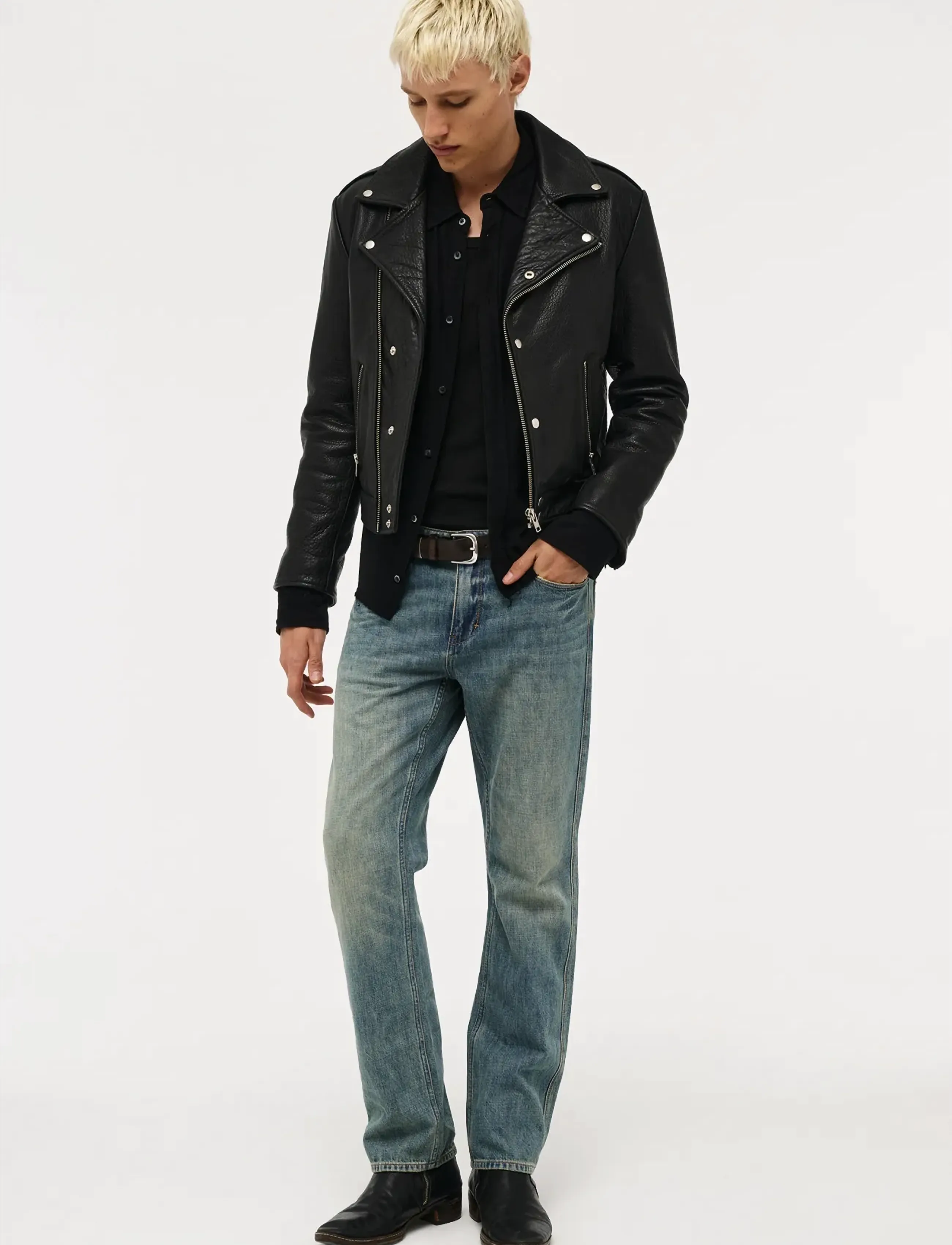 NEUW - REBEL STRAIGHT ARCMID VINTAGE INDIGO - regular jeans - blue - 3