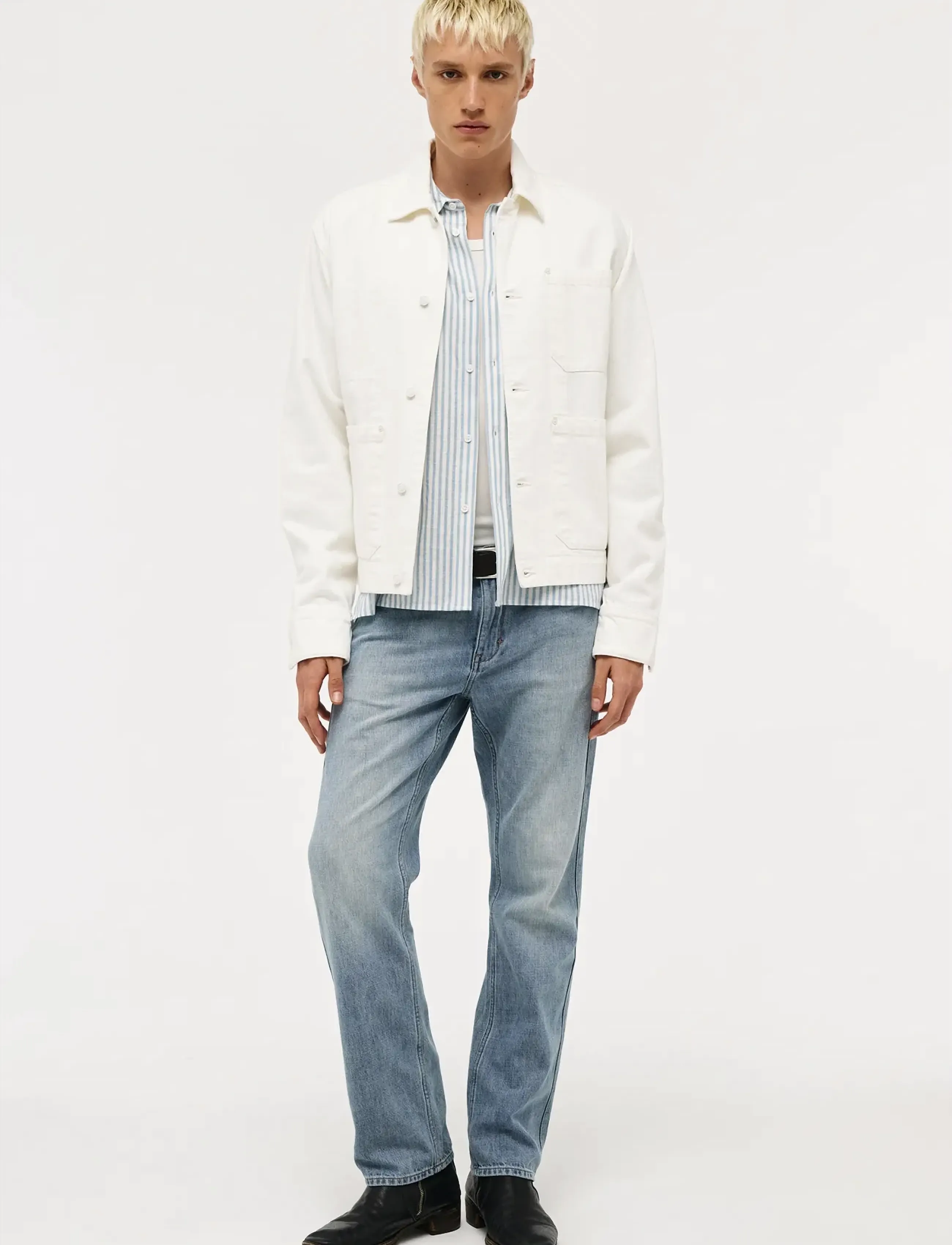 NEUW REBEL STRAIGHT VISIONMID VINTAGE INDIGO - Farkut - BLUE / blue