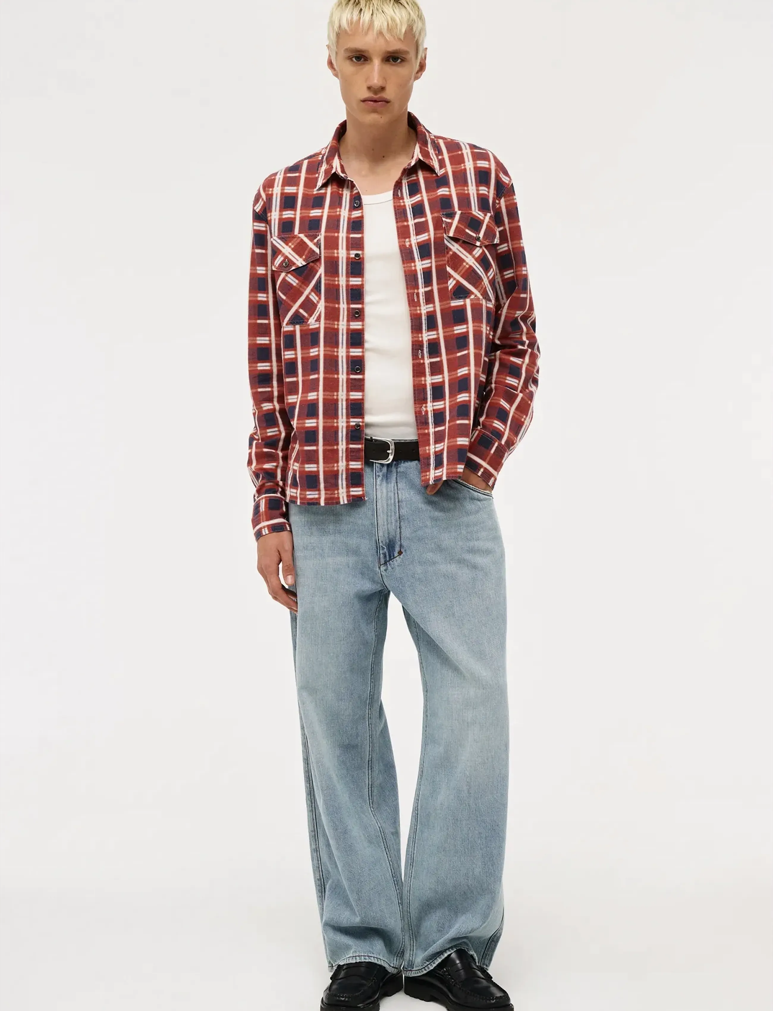 NEUW AUSTIN BAGGY VISIONMID INDIGO - Džinsi - BLUE / blue