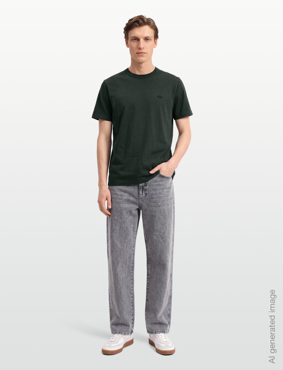 NEUW - ASTRAL TEEDARK MILITARY - kurzärmelige t-shirts - green - 0