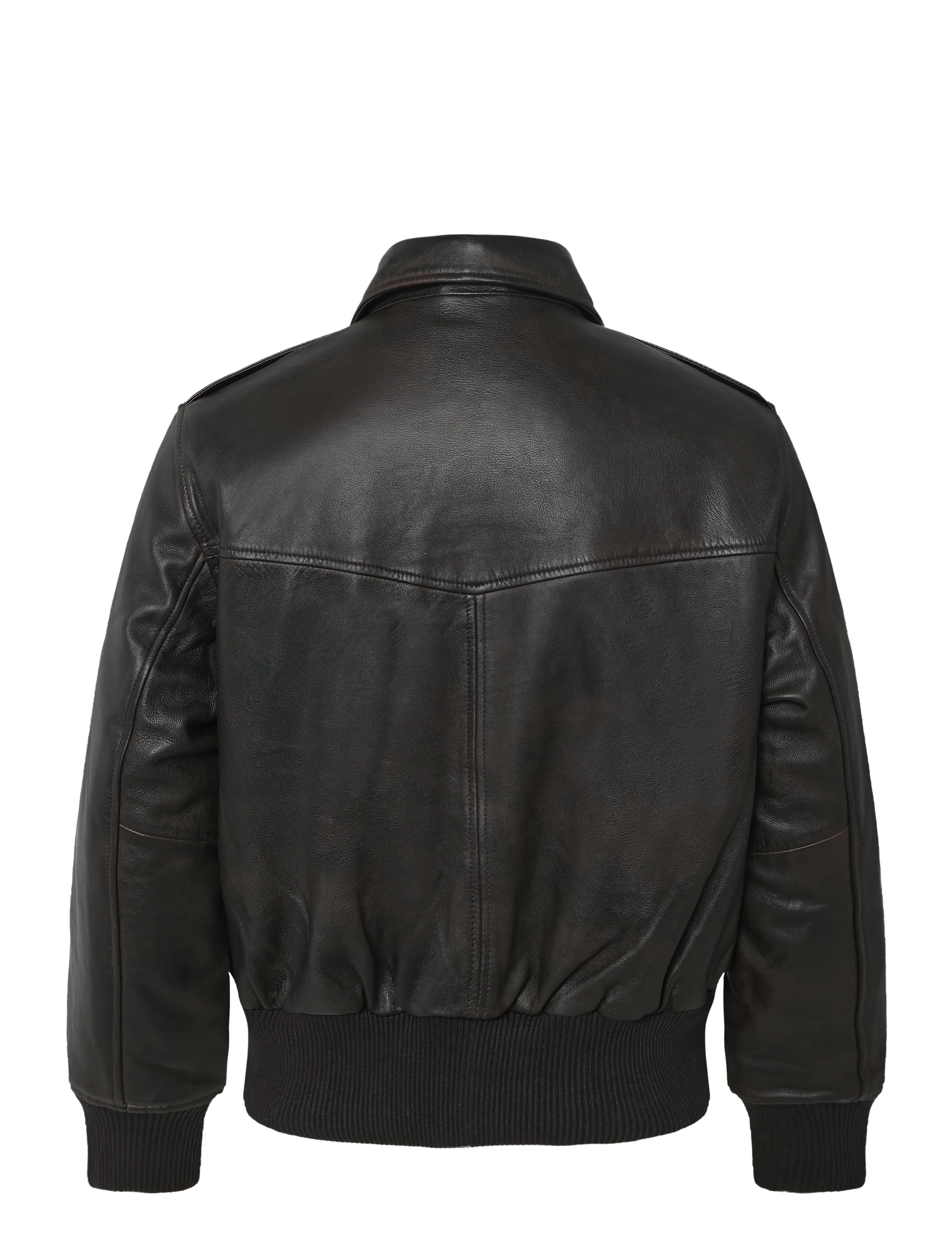 NEUW - RANGER LEATHER BOMBER BROWN - höstjackor - brown - 2