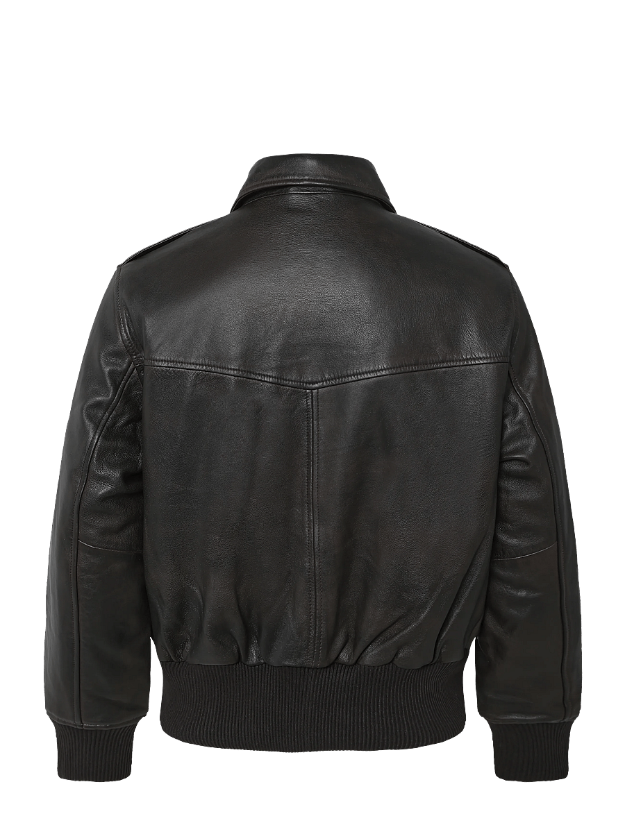 NEUW - RANGER LEATHER BOMBER BROWN - höstjackor - brown - 2