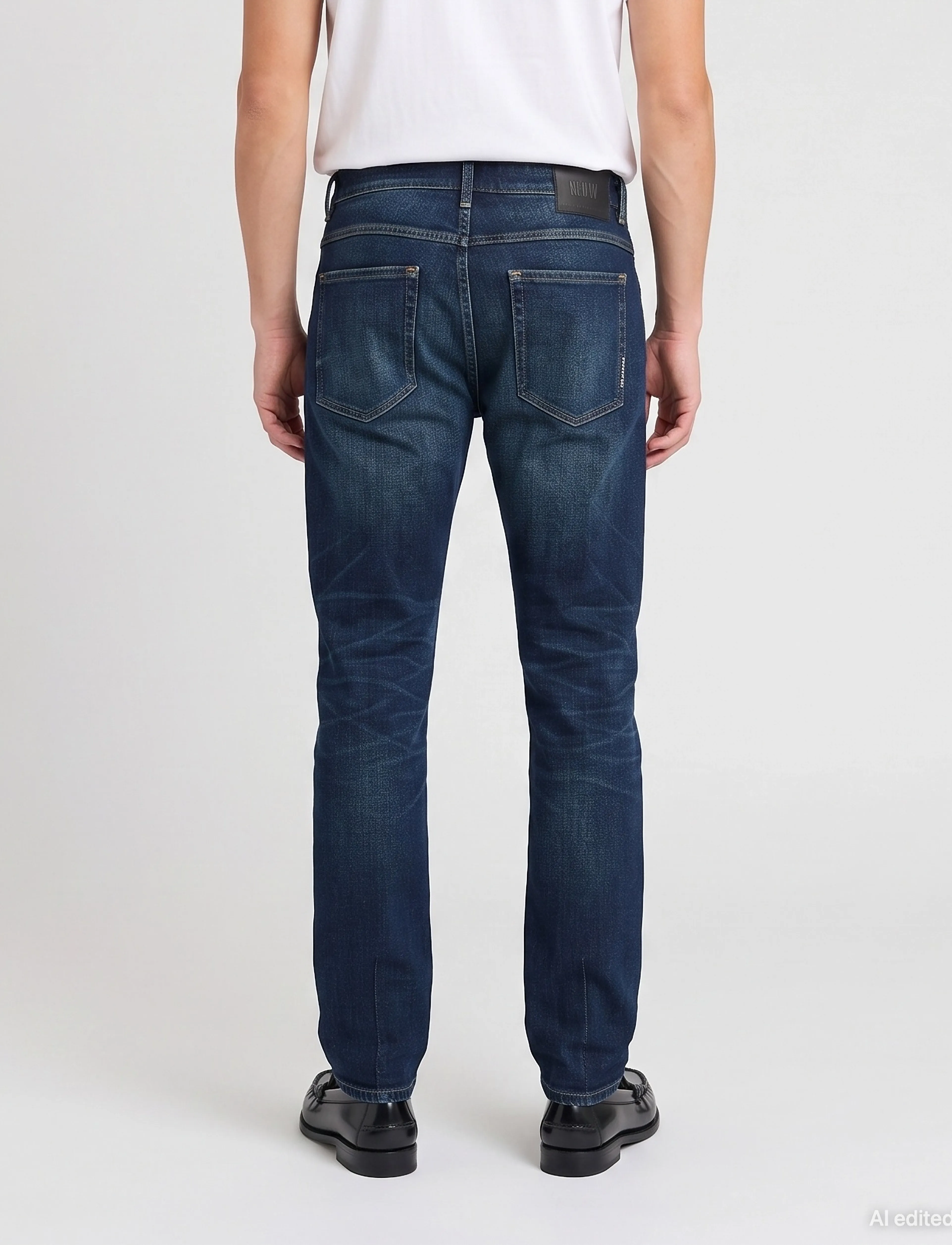 NEUW - LOU STRAIGHT MUSTANGDARK VINTAGE INDIGO - klassikalised teksad - blue - 4