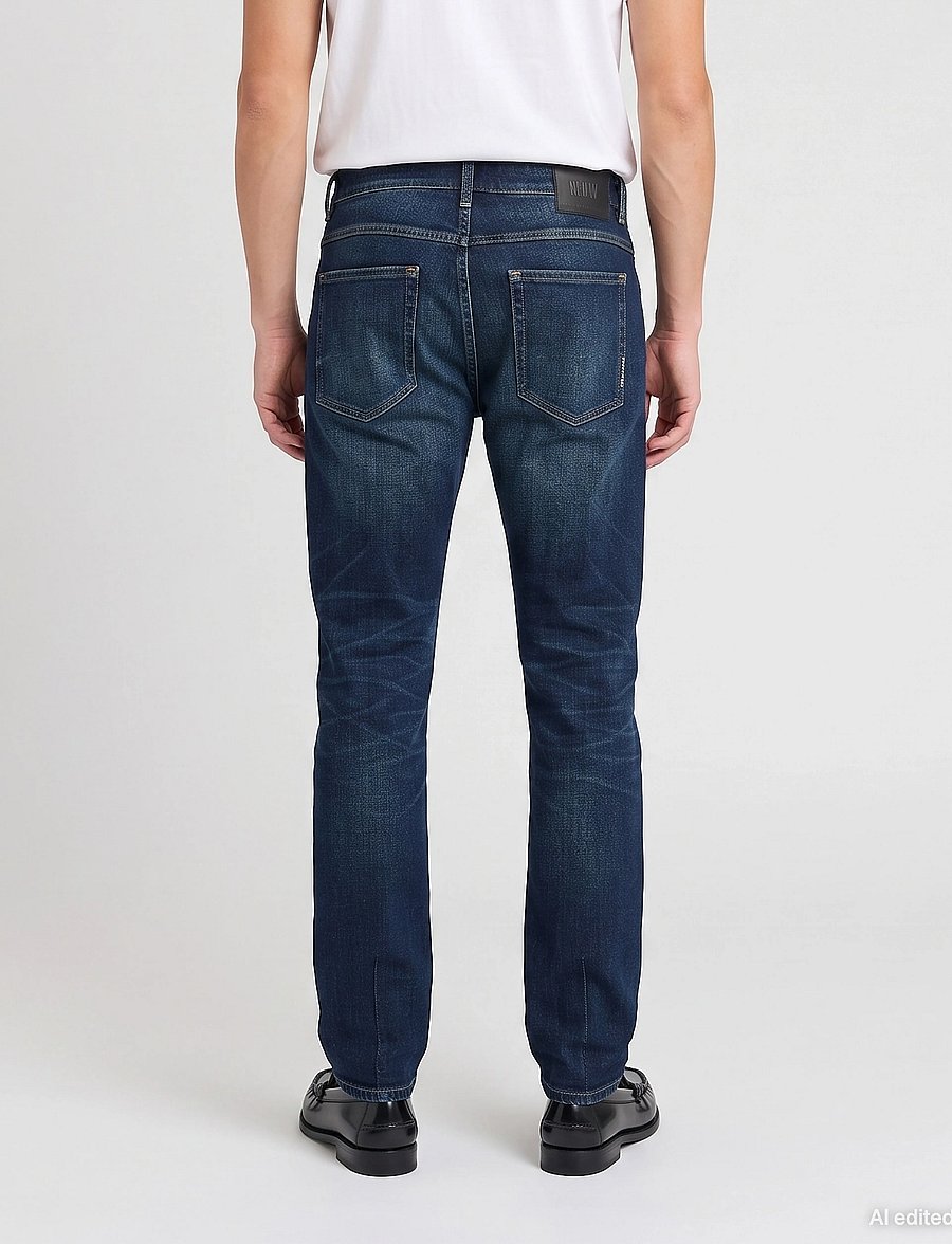 NEUW - LOU STRAIGHT MUSTANGDARK VINTAGE INDIGO - klassikalised teksad - blue - 4