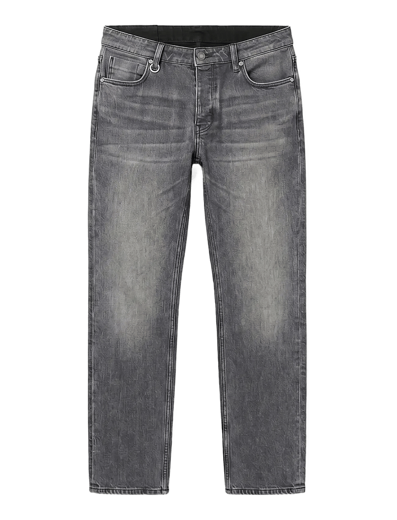 NEUW - RAY STRAIGHT SHADEWASHED BLACK - tavalised teksad - black - 1