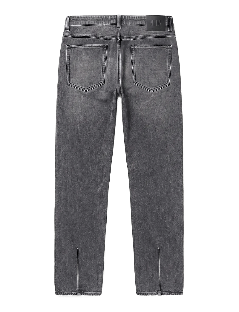 NEUW - RAY STRAIGHT SHADEWASHED BLACK - tavalised teksad - black - 2