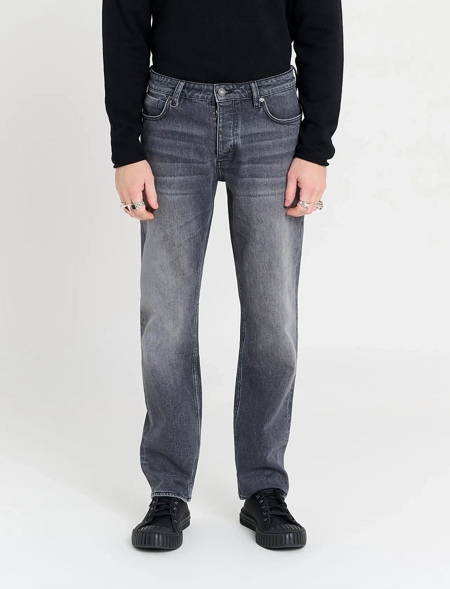 NEUW - RAY STRAIGHT SHADEWASHED BLACK - regular jeans - black - 0