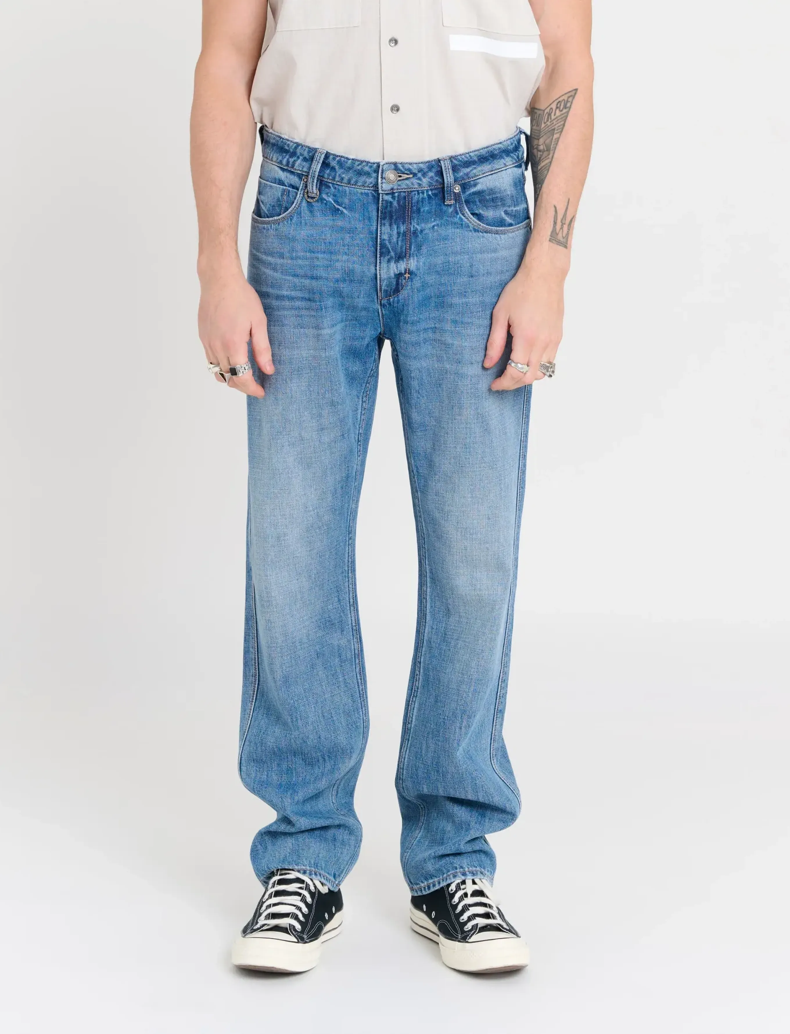 NEUW REBEL STRAIGHT VISIONAEREMID VINTAGE INDIGO - NEUW - BLUE / blue