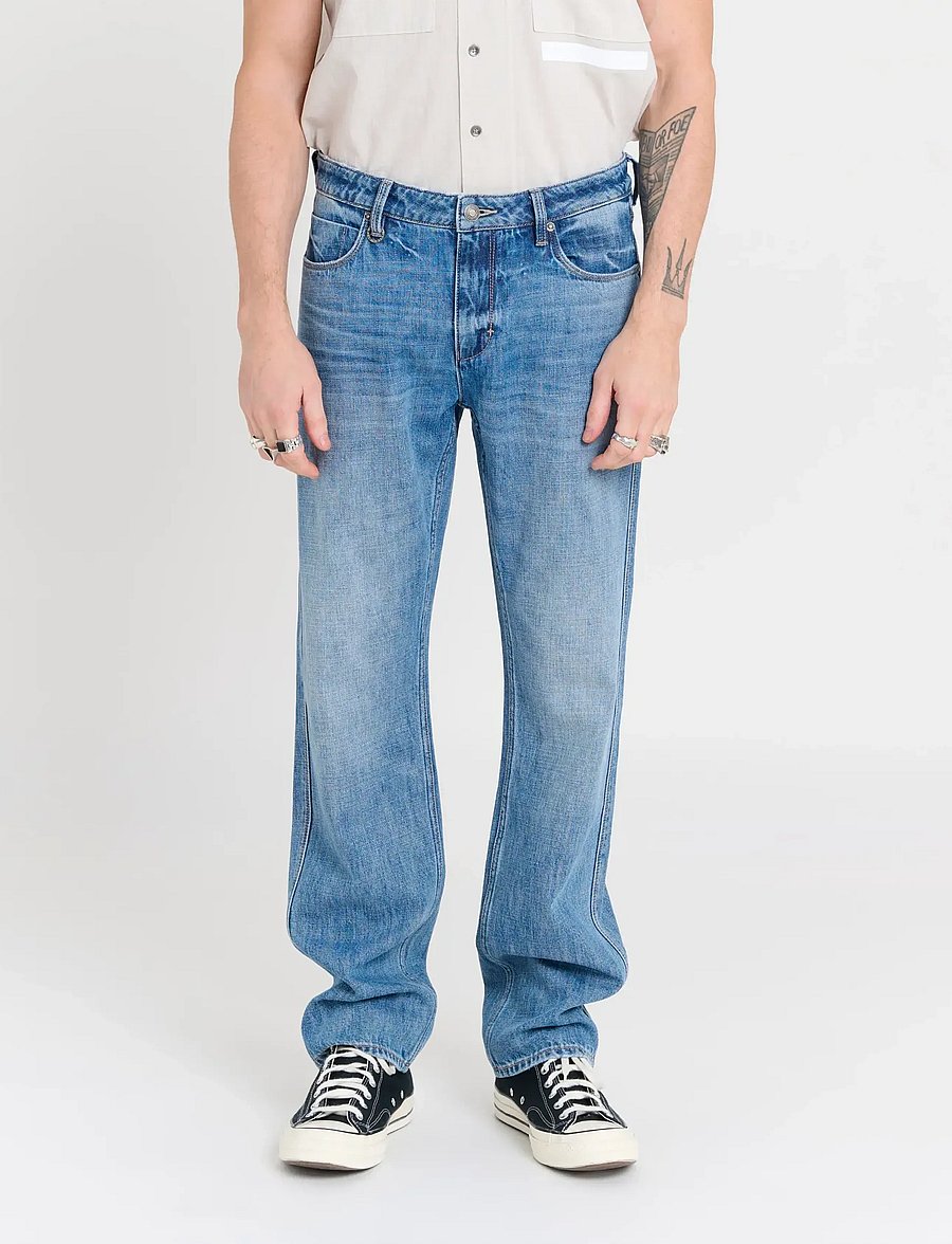 NEUW - REBEL STRAIGHT VISIONAEREMID VINTAGE INDIGO - regular jeans - blue - 0