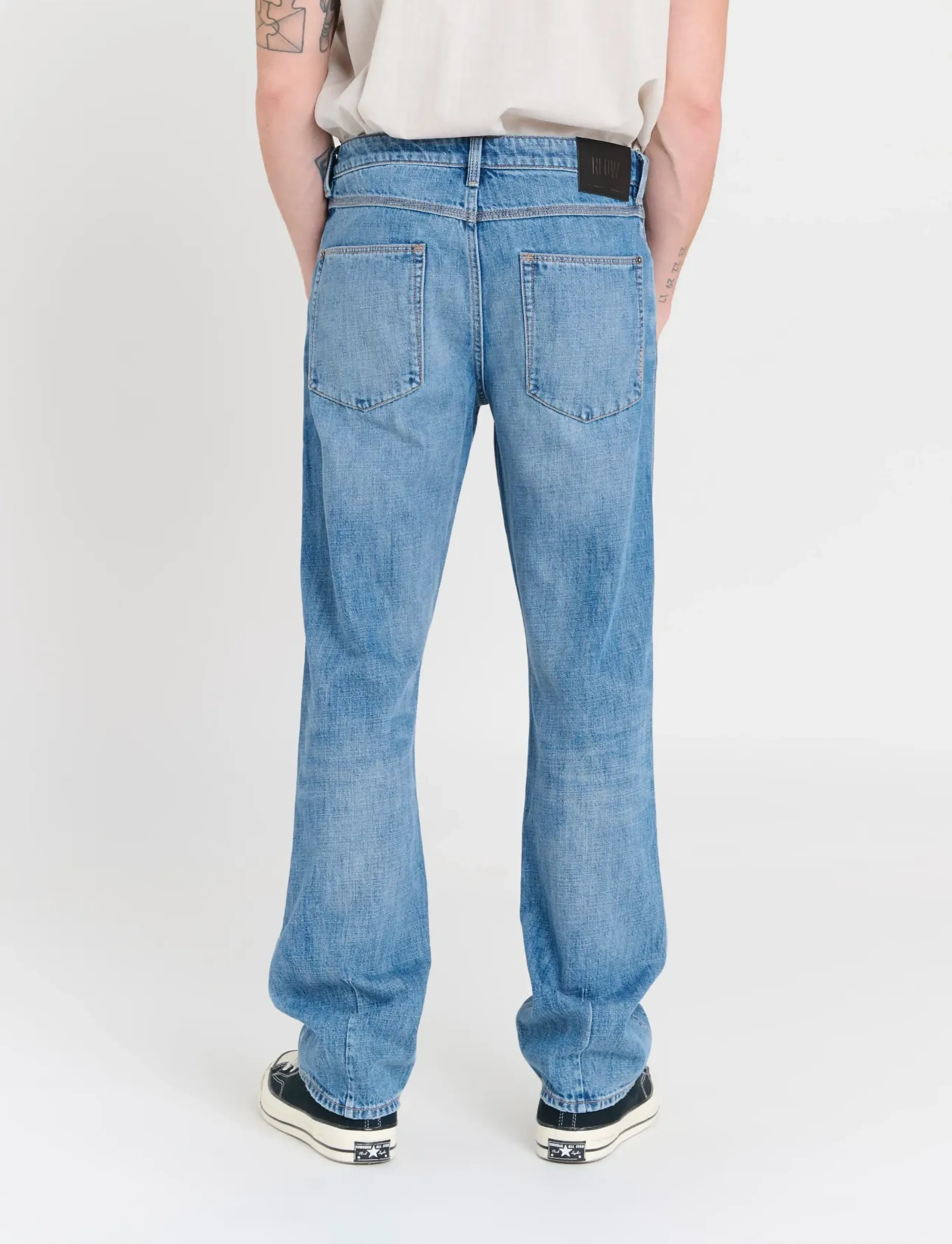 NEUW - REBEL STRAIGHT VISIONAEREMID VINTAGE INDIGO - regular jeans - blue - 4