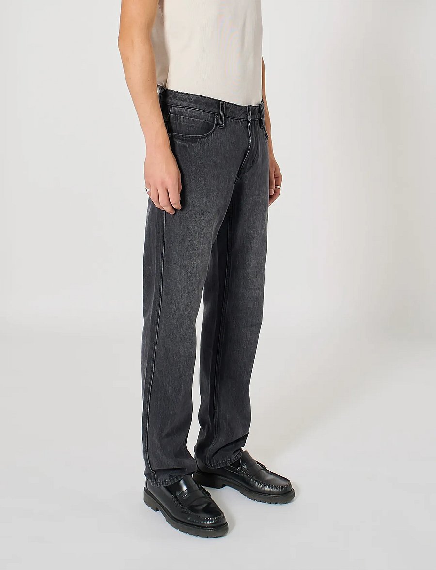 NEUW - REBEL STRAIGHT COSMO VINTAGE BLACK - normale jeans - black - 3