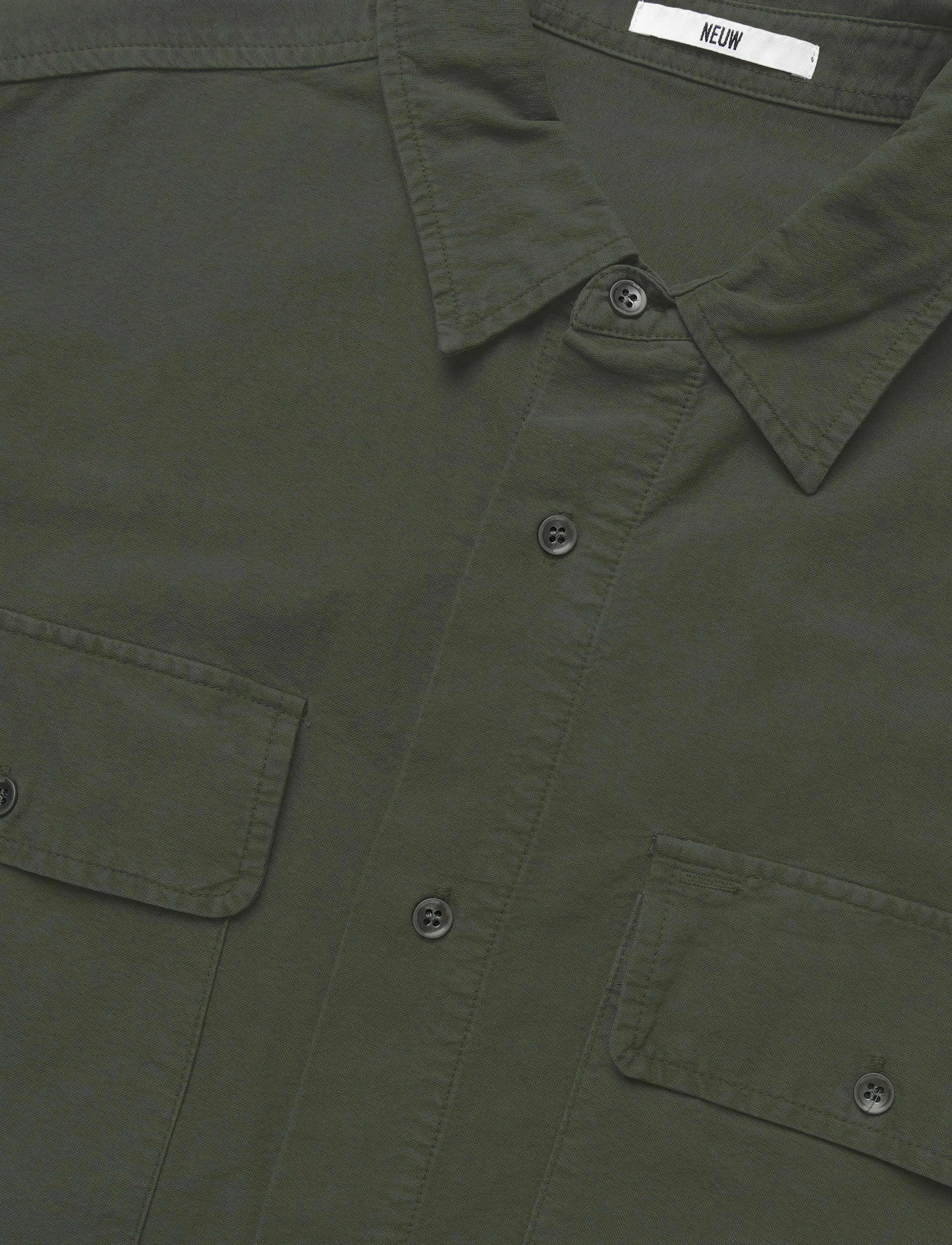 NEUW - N08 FIELD SHIRTDARK MILITARY - green - 5