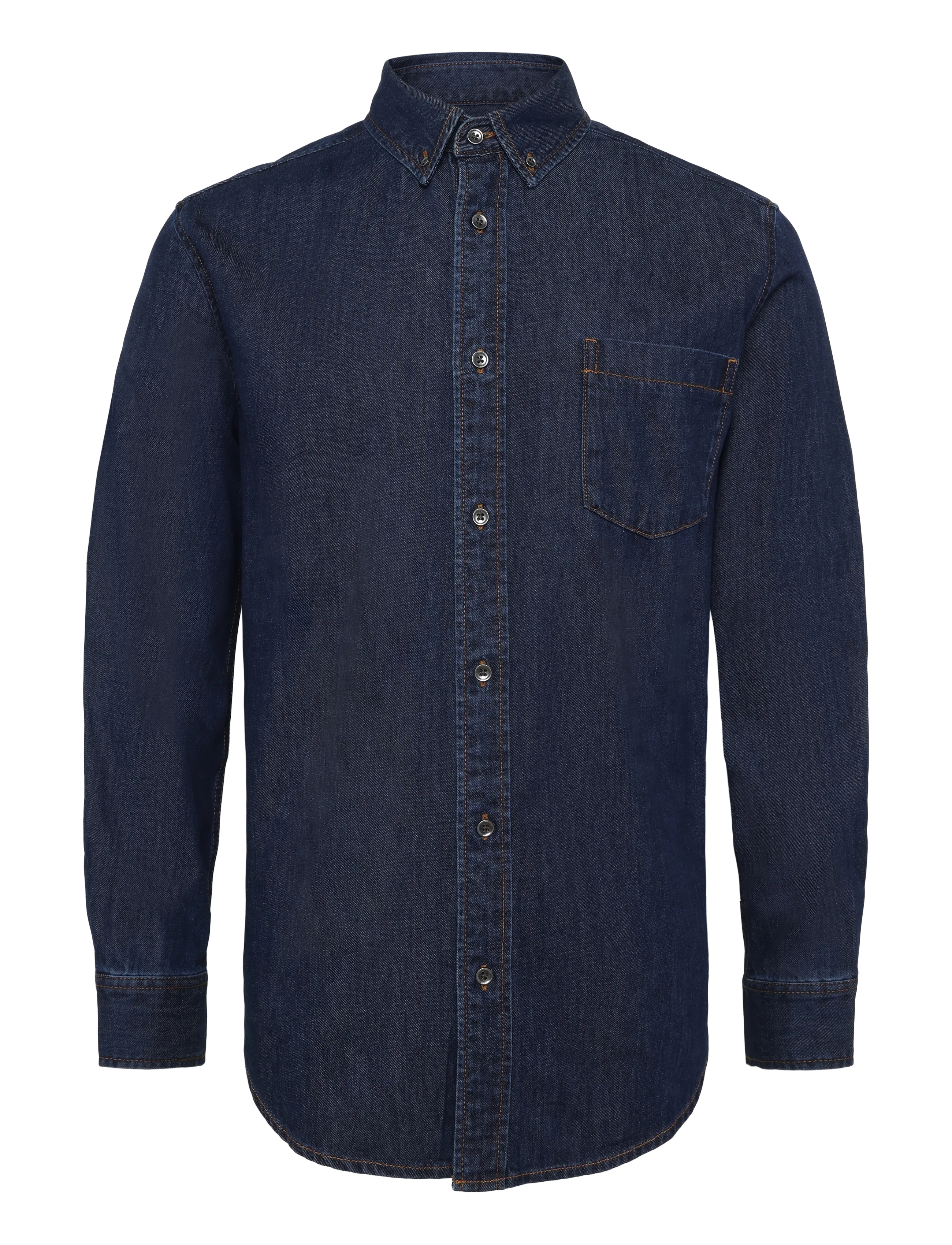 NEUW - STANDARD SHIRT CRUDORINSE INDIGO - teksasärgid - blue - 1