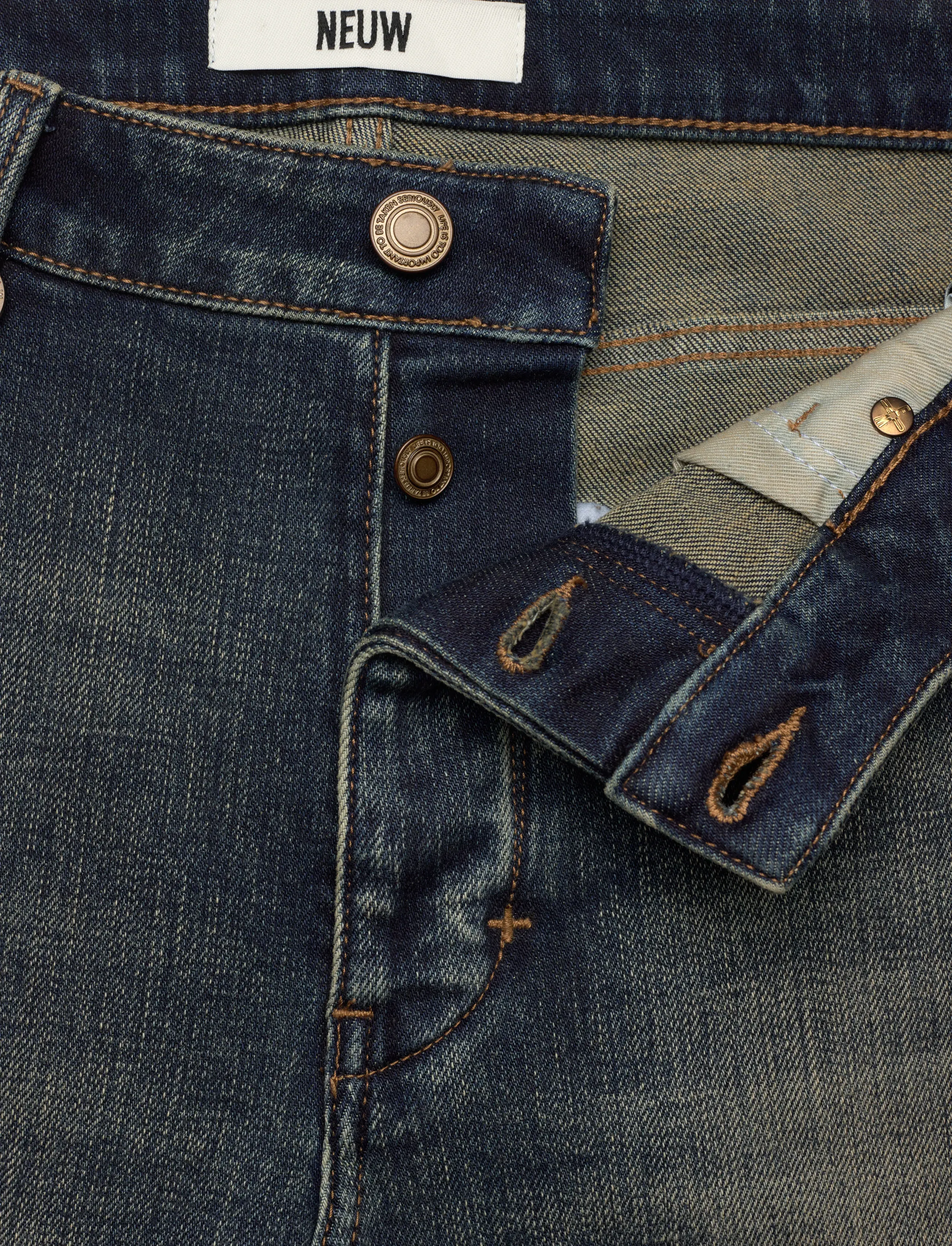 NEUW - LOU SLIM ATLANTIC DARK VINTAGE INDIGO - slim jeans - blue - 3