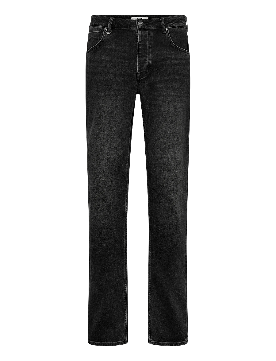 NEUW - LOU STRAIGHT TROJANWASHED BLACK - regular jeans - black - 0