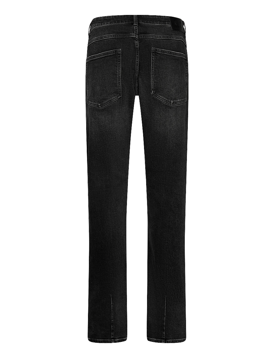NEUW - LOU STRAIGHT TROJANWASHED BLACK - regular jeans - black - 1