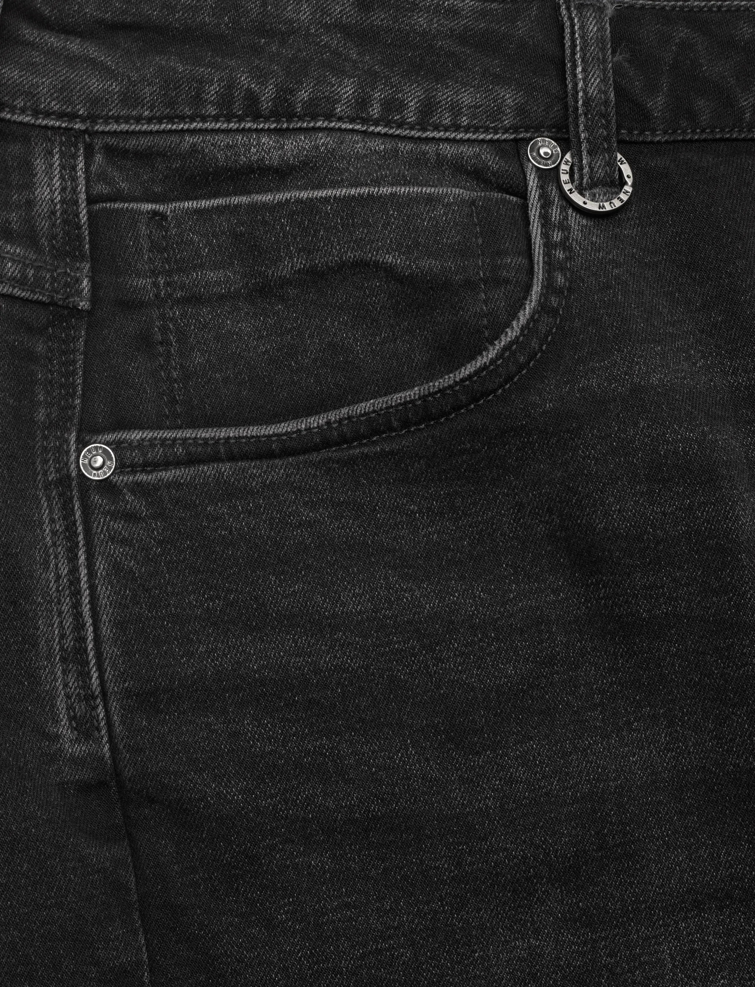 NEUW - LOU STRAIGHT TROJANWASHED BLACK - regular jeans - black - 2