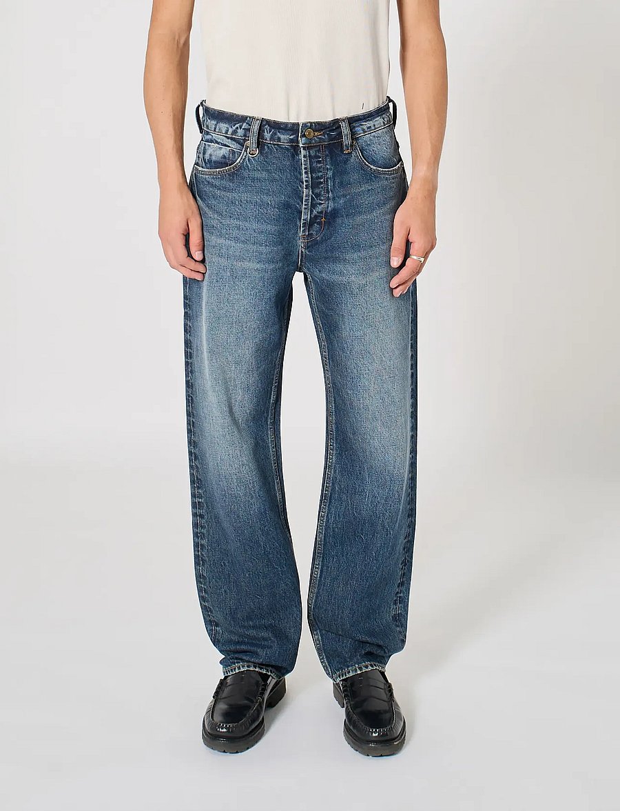 NEUW - LIAM RELAXED GALILEODARK VINTAGE INDIGO - loose jeans - blue - 0