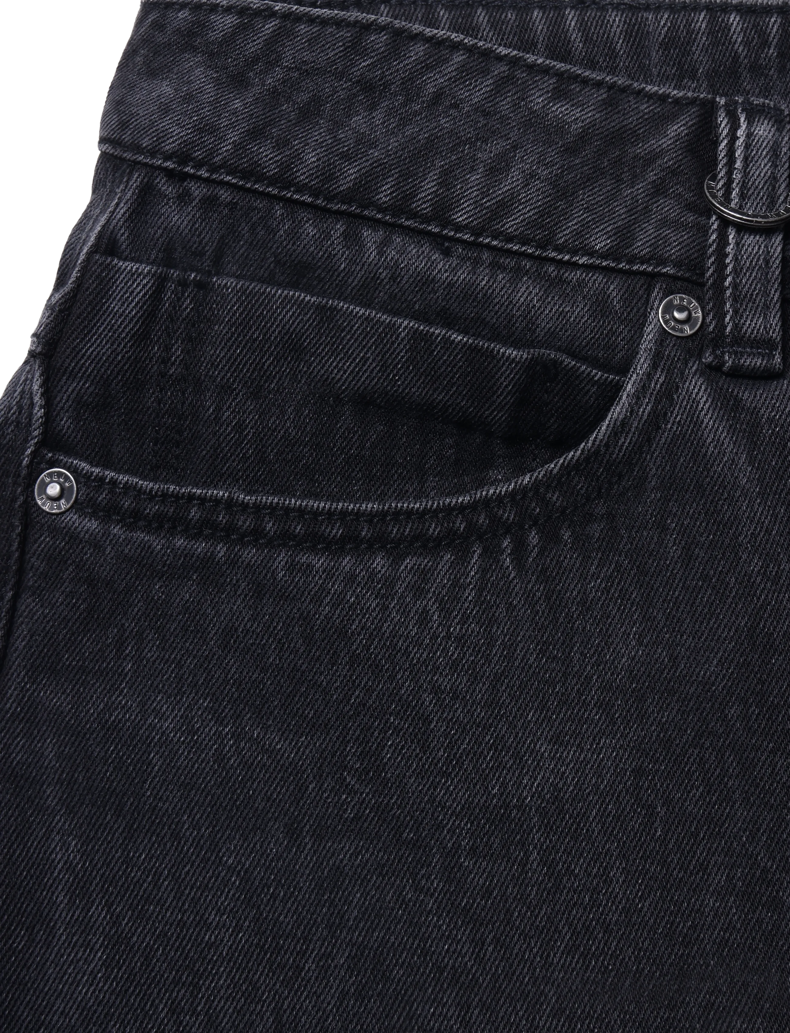 NEUW - LIAM RELAXED COSMOVINTAGE BLACK - weite jeans - black - 2