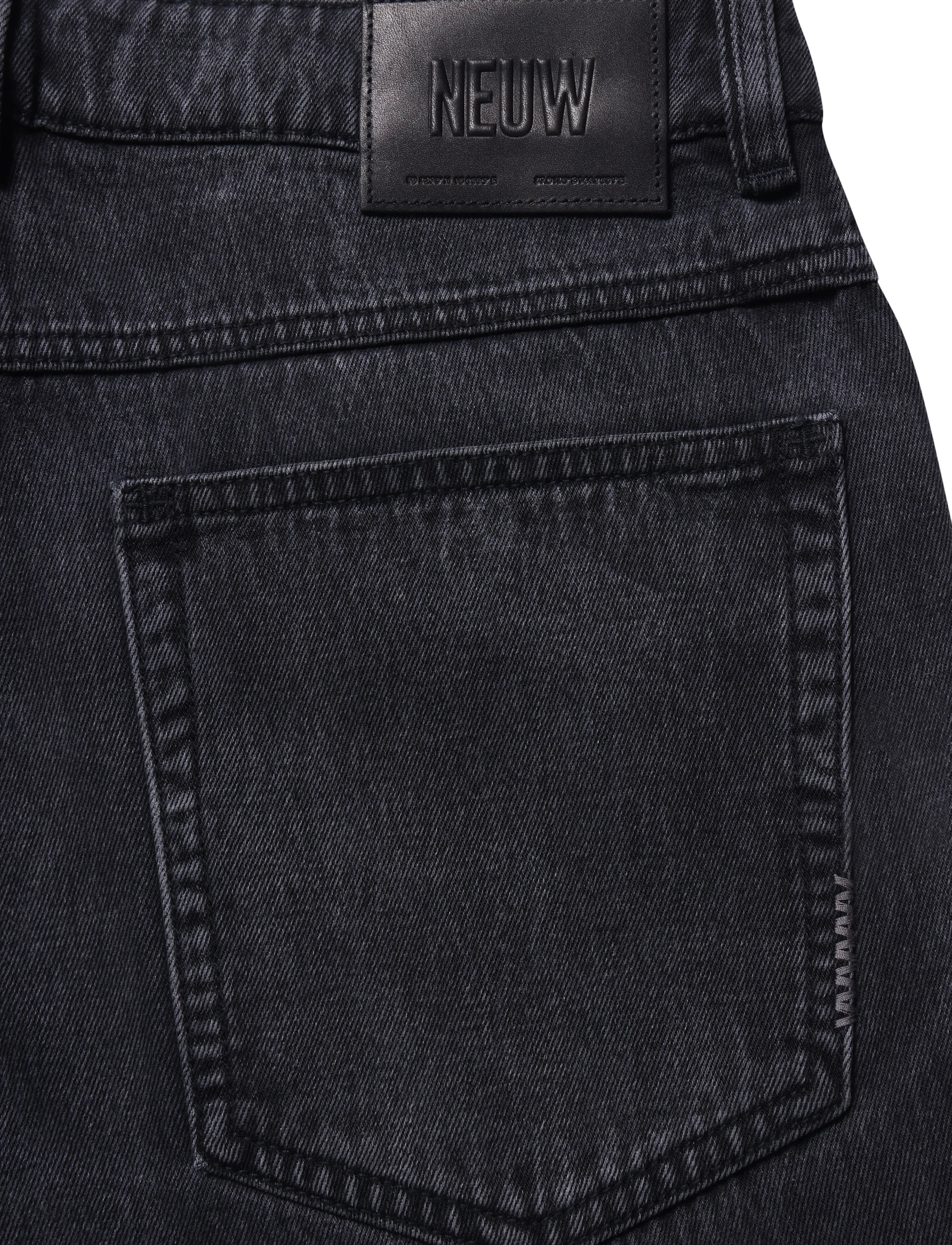 NEUW - LIAM RELAXED COSMOVINTAGE BLACK - weite jeans - black - 4
