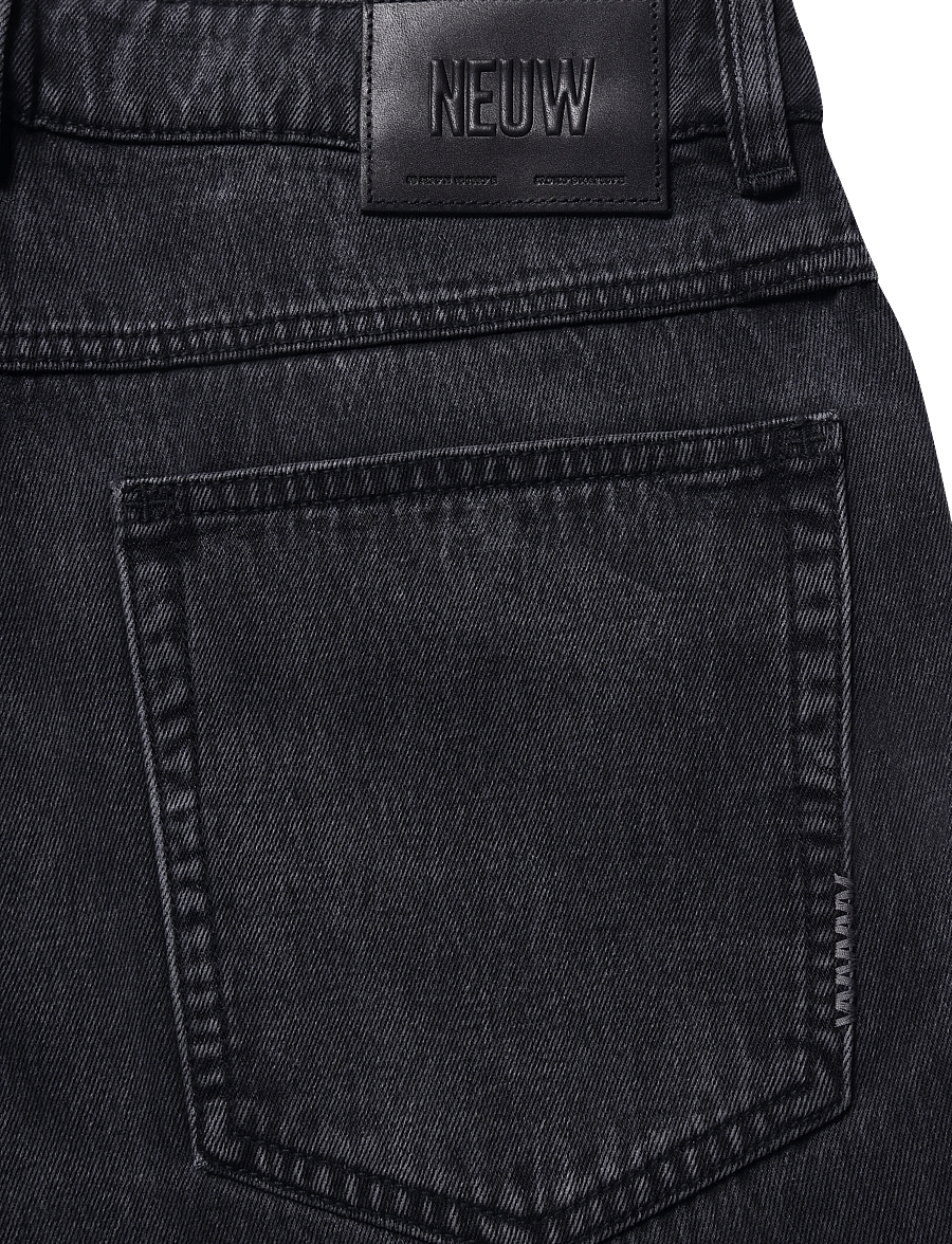 NEUW - LIAM RELAXED COSMOVINTAGE BLACK - weite jeans - black - 4